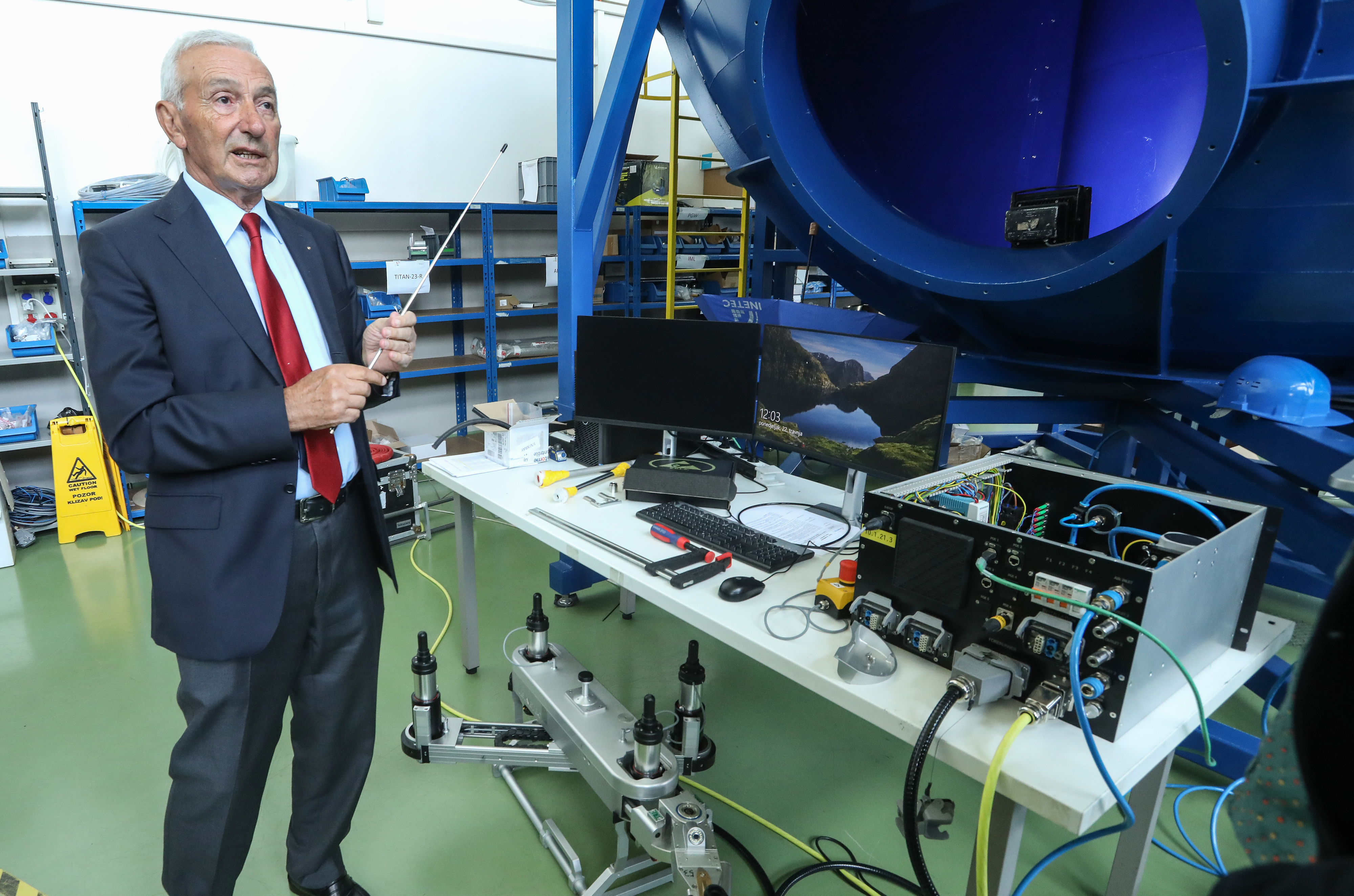 22.04.2024., Zagreb - osnivac i vlasnik INETEC-a Dusko Corak Photo: Robert Anic/PIXSELL