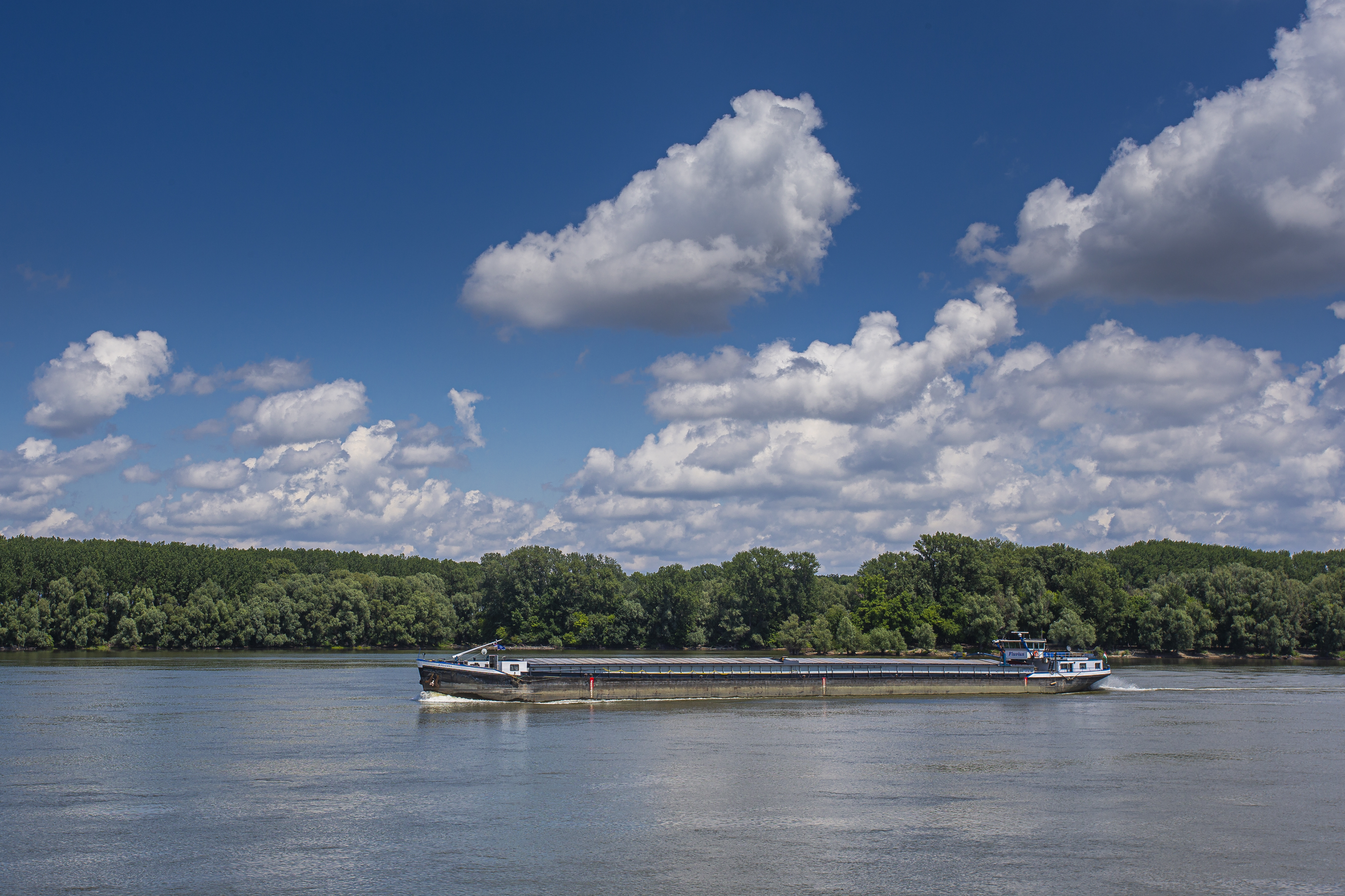 na dunavu se nasukao brod s 800 tona gnojiva