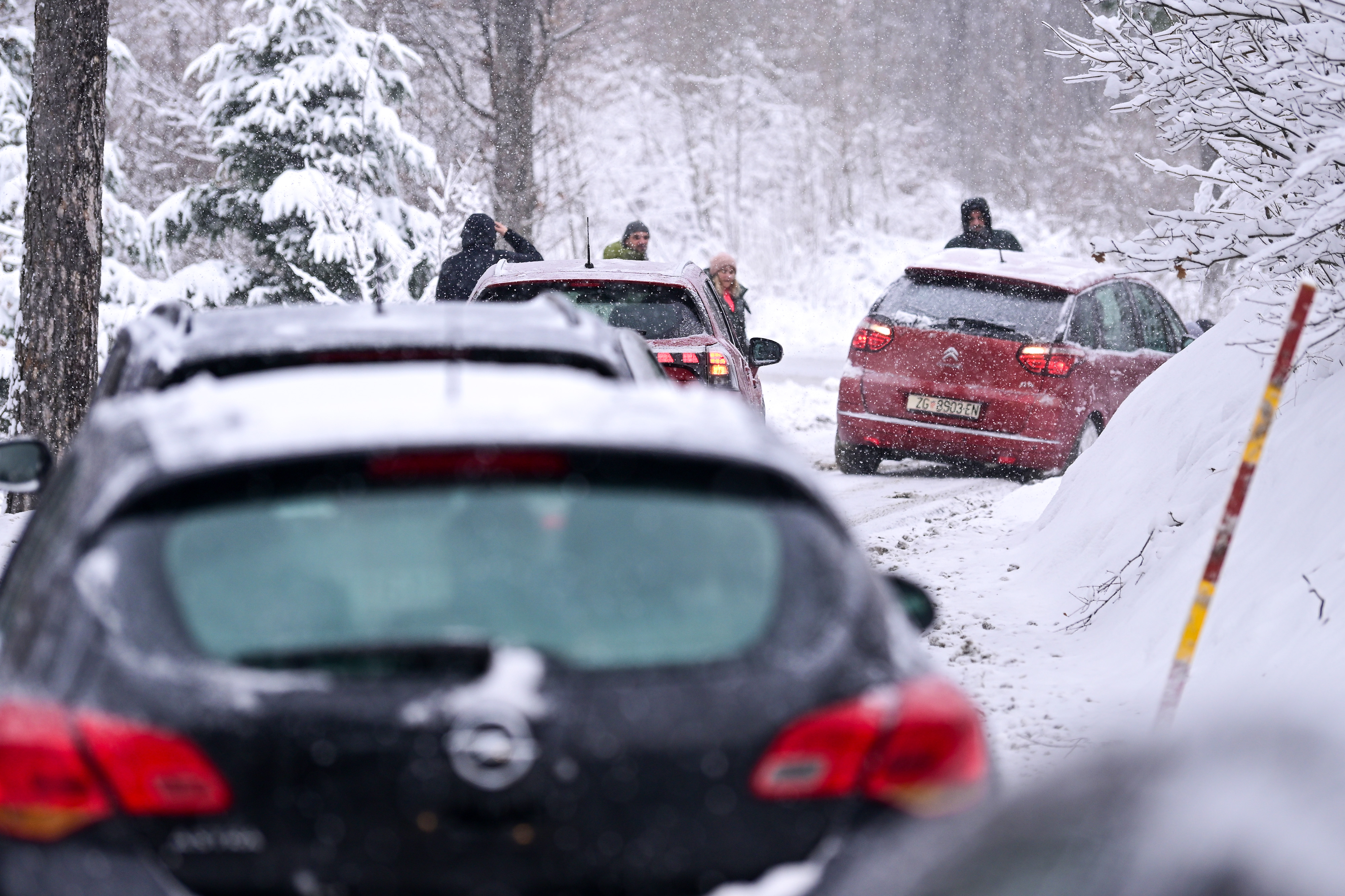 06.01.2026., Zagreb - Povremeni zastoji na sljemenskoj cesti. Photo: Igor Soban/PIXSELL
