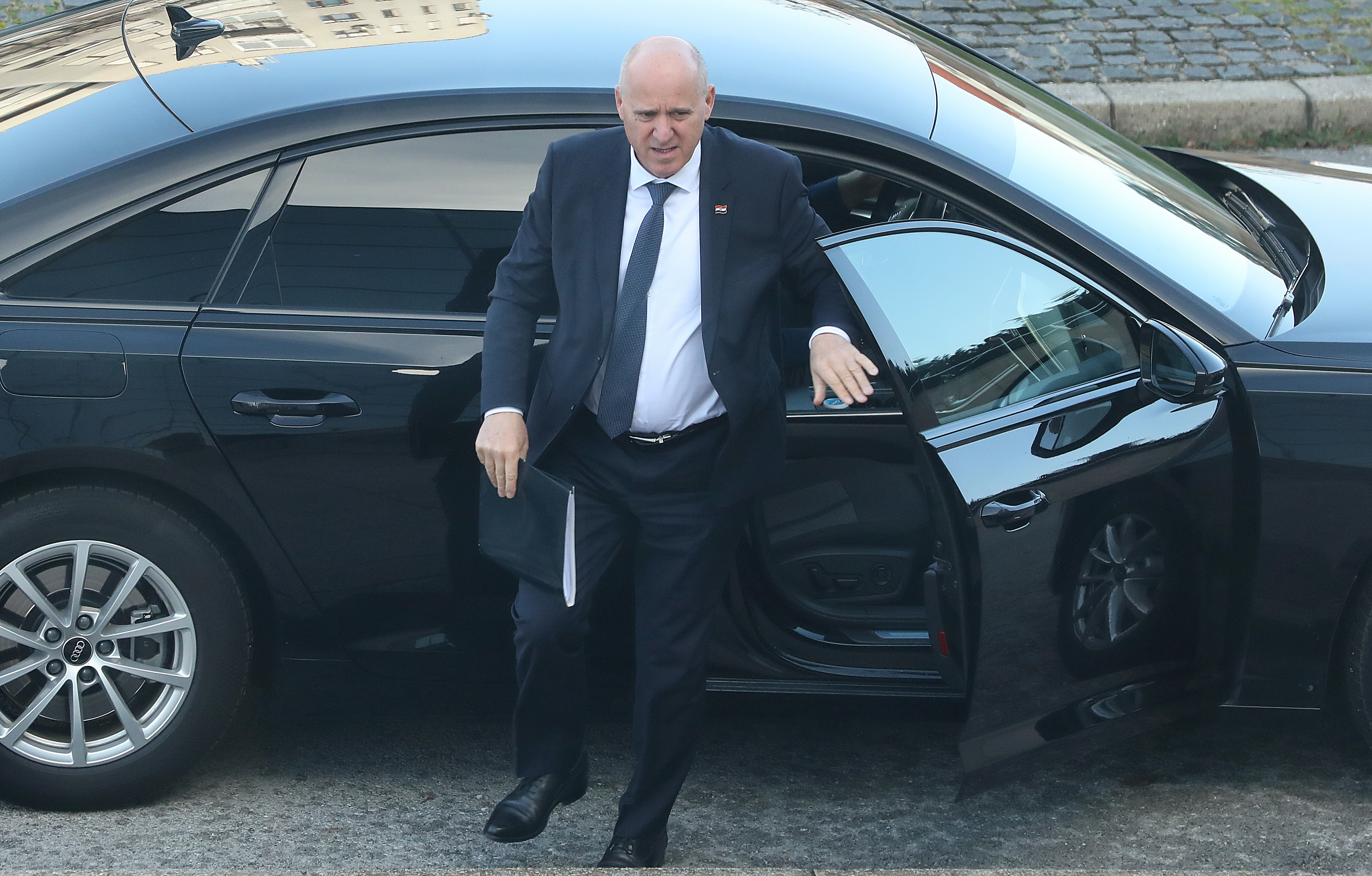 Pod predsjedanjem premijera Andreja Plenkovica odrzana 136. sjednica Vlade RH. Dolazak ministara na sjednicu Vlade, ministar Branko Bacic Photo: Robert Anic/PIXSELL