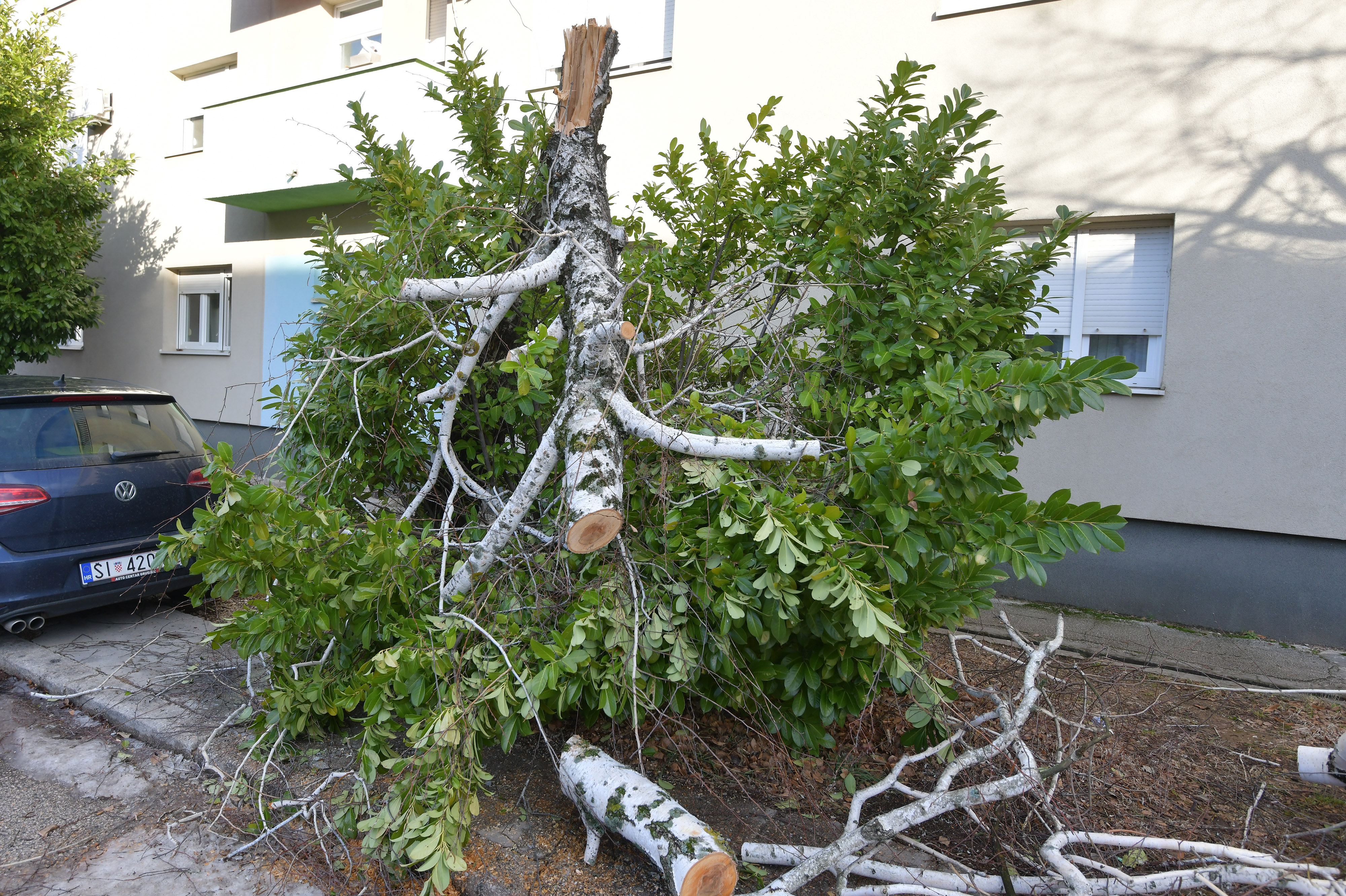 Posljednice velikog leda koji je okovao Knin