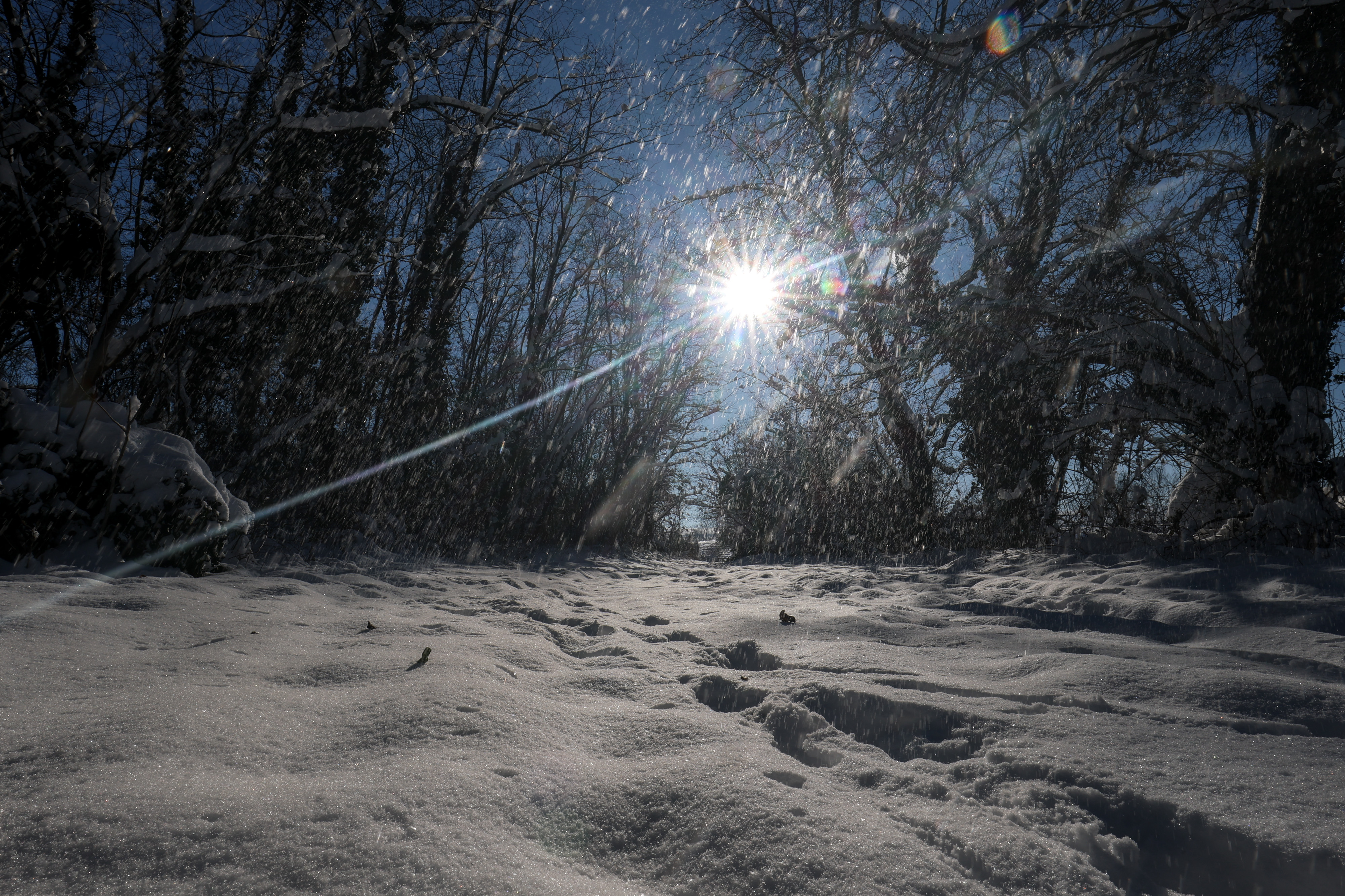 08.01.2026., Zagreb - Zagreb se danas probudio na -13, a sjevernije je temperatura isla i do -16, a upravo je za te regije upaljen narancasti meteoalarm zbog opasnog vremena. Zimska idila na jezerima Savica. Photo: Igor Kralj/PIXSELL