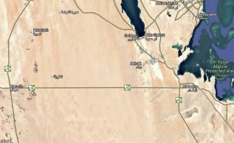 ravna autocesta u saudijskoj arabiji