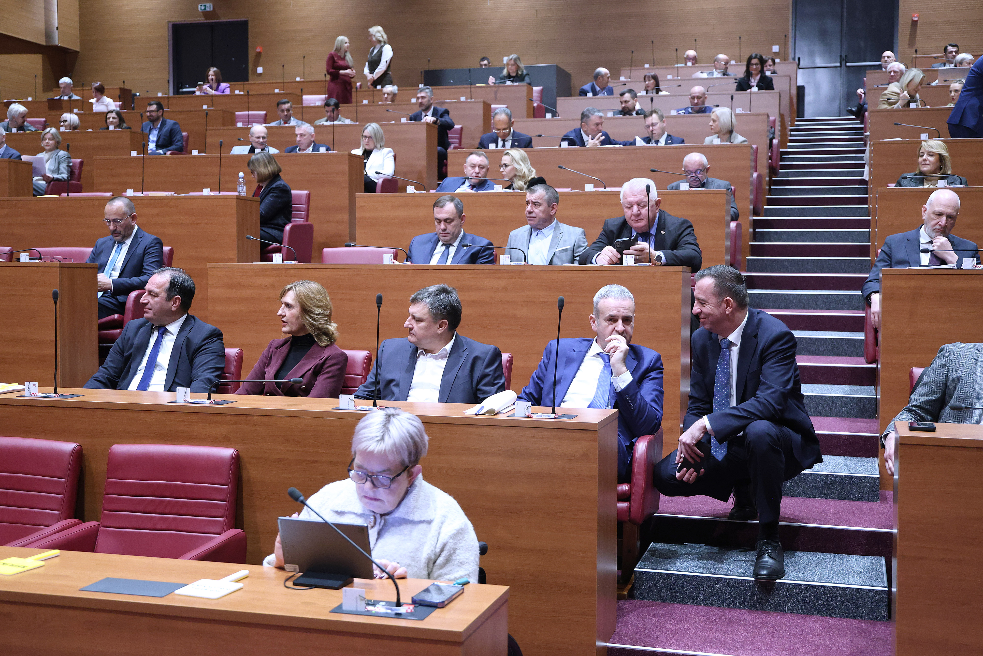 15.01.2026., Zagreb -Nakon zimske stanke Sabor je aktualnim prijepodnevnom poceo 9. sjednicu.  Photo: Patrik Macek/PIXSELL