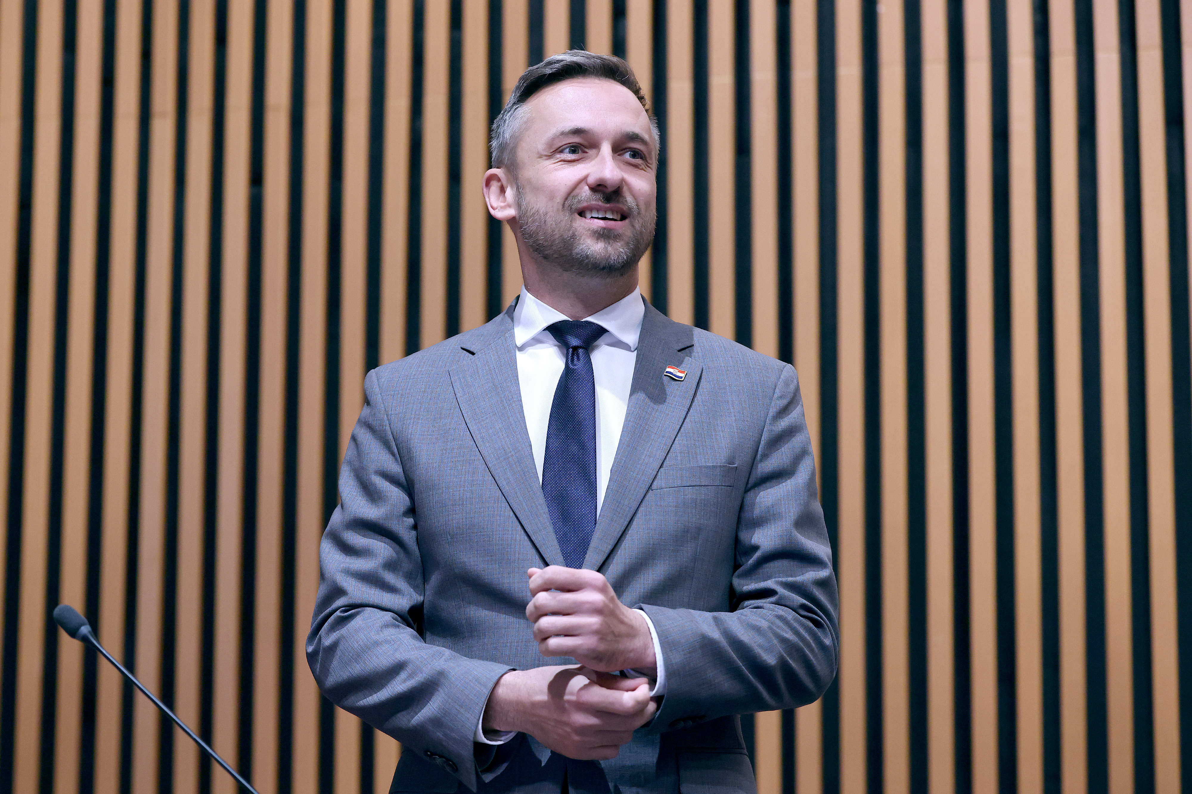 20.11.2025., Zagreb - Sabor je 8. sjednicu nastavio raspravom o izmjenama i dopunama Zakona o dobrovoljnim mirovinskim fondovima. Photo: Patrik Macek/PIXSELL