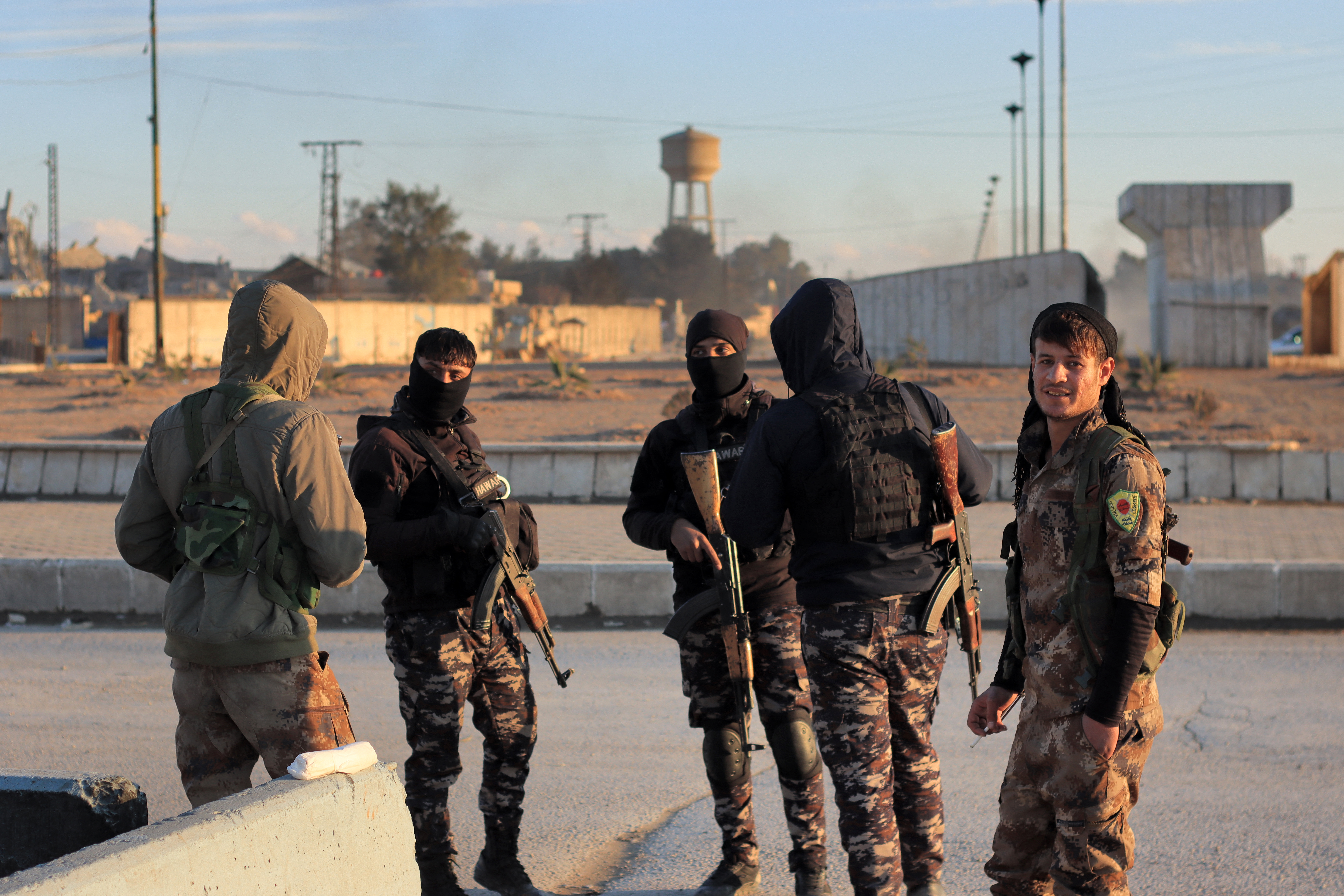 Members of the Syrian Democratic Forces