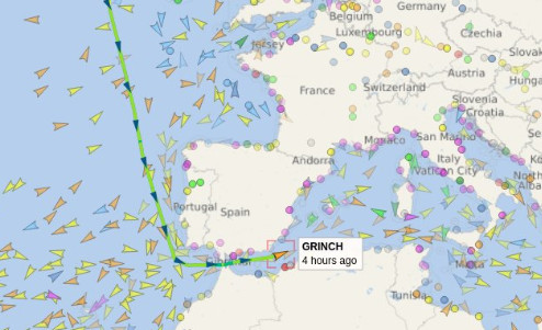 francuska presrela ruski tanker grinch