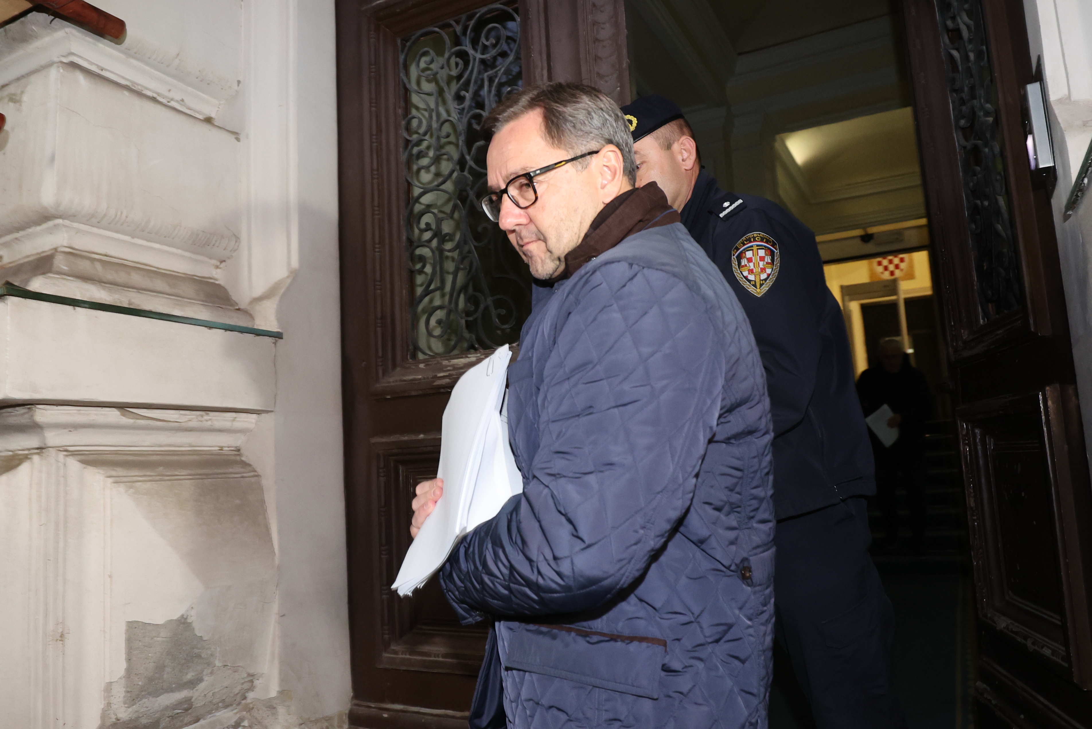 29.11.2025., Zagreb - Andriji Mikulicu i Goranu Veckovicu odredjen istrazni zatvor.  Photo: Sanjin Strukic/PIXSELL