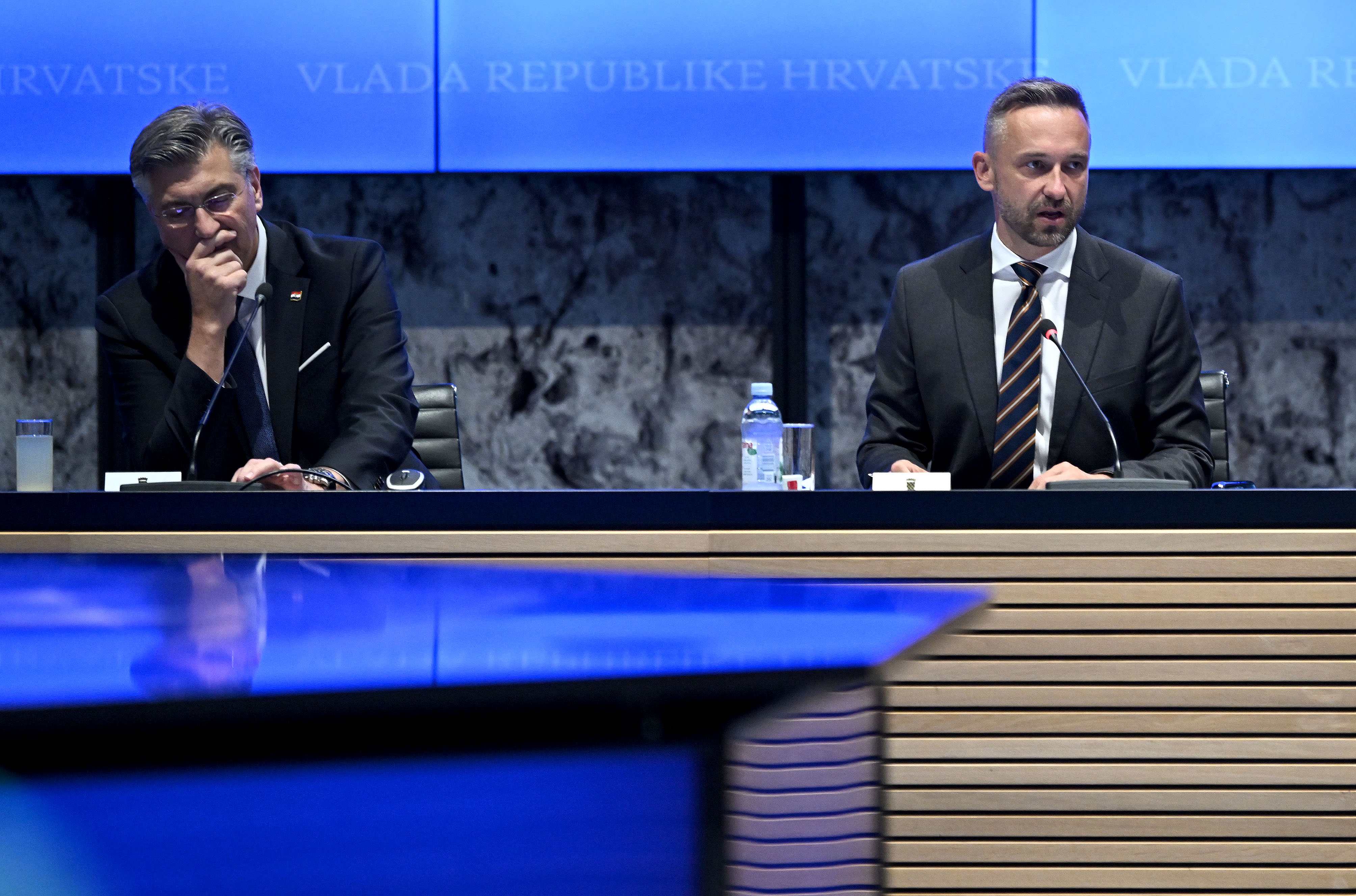 14.07.2025., Zagreb - Predsjednik Vlade Republike Hrvatske Andrej Plenkovic sudjelovao je na 276. sjednici Gospodarsko-socijalnog vijeca. Andrej Plenkovic, Marin Piletic Photo: Marko Lukunic/PIXSELL