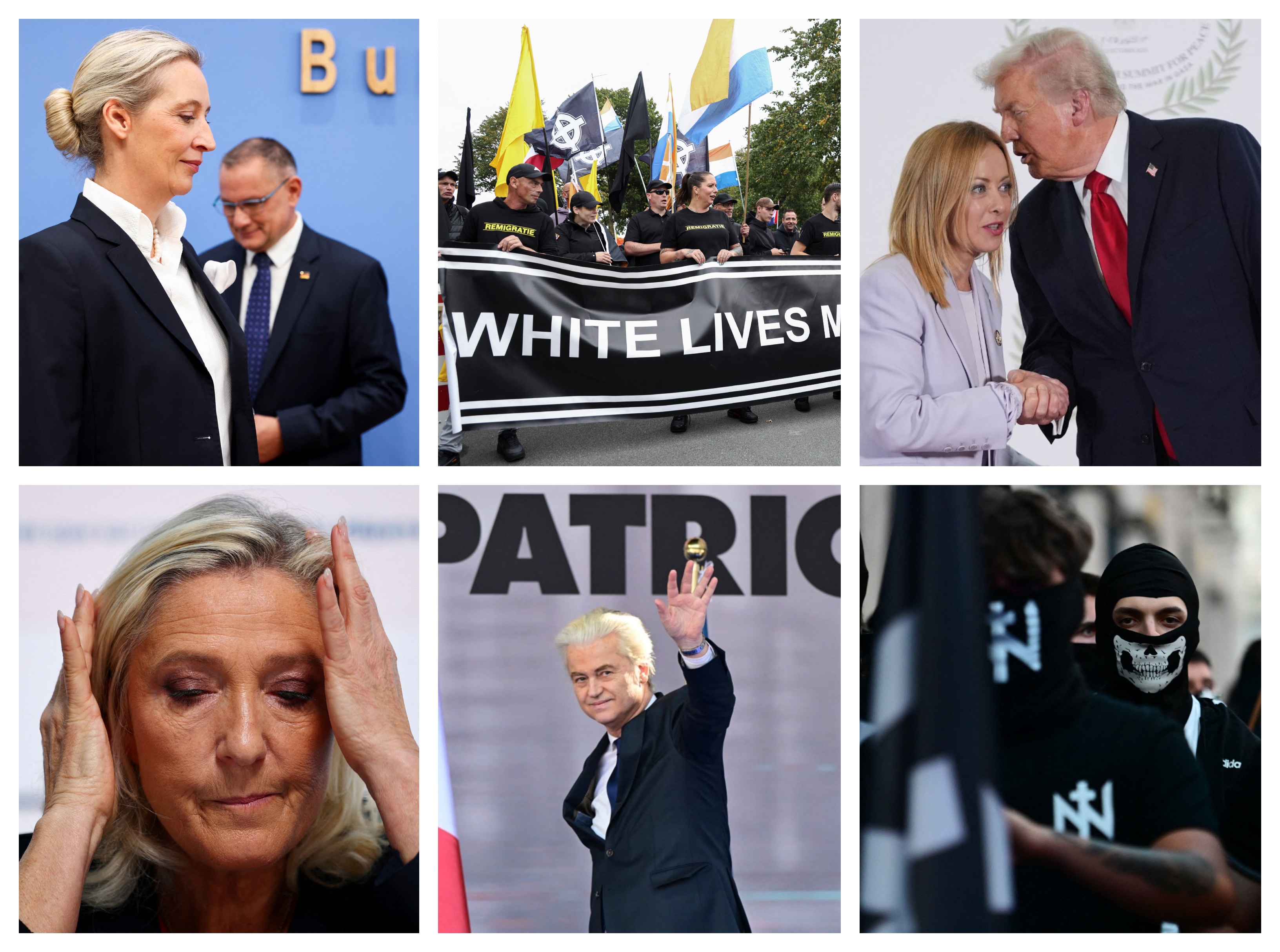 REUTERS/AFP kolaž krajnja desnica