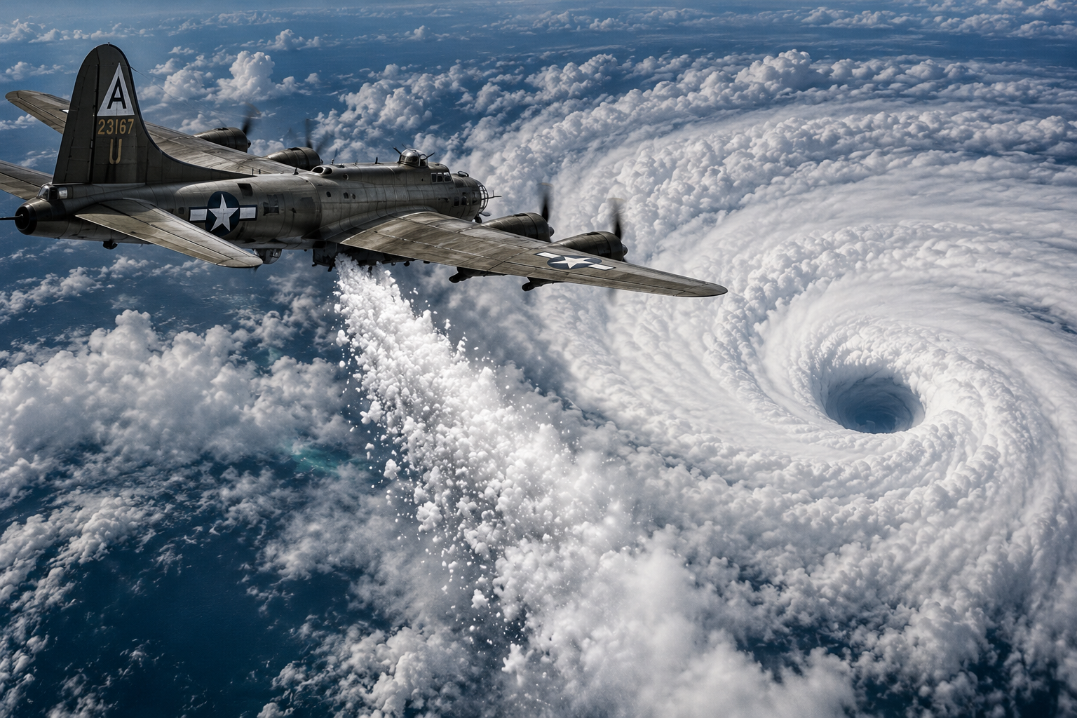 B-17 i uragan