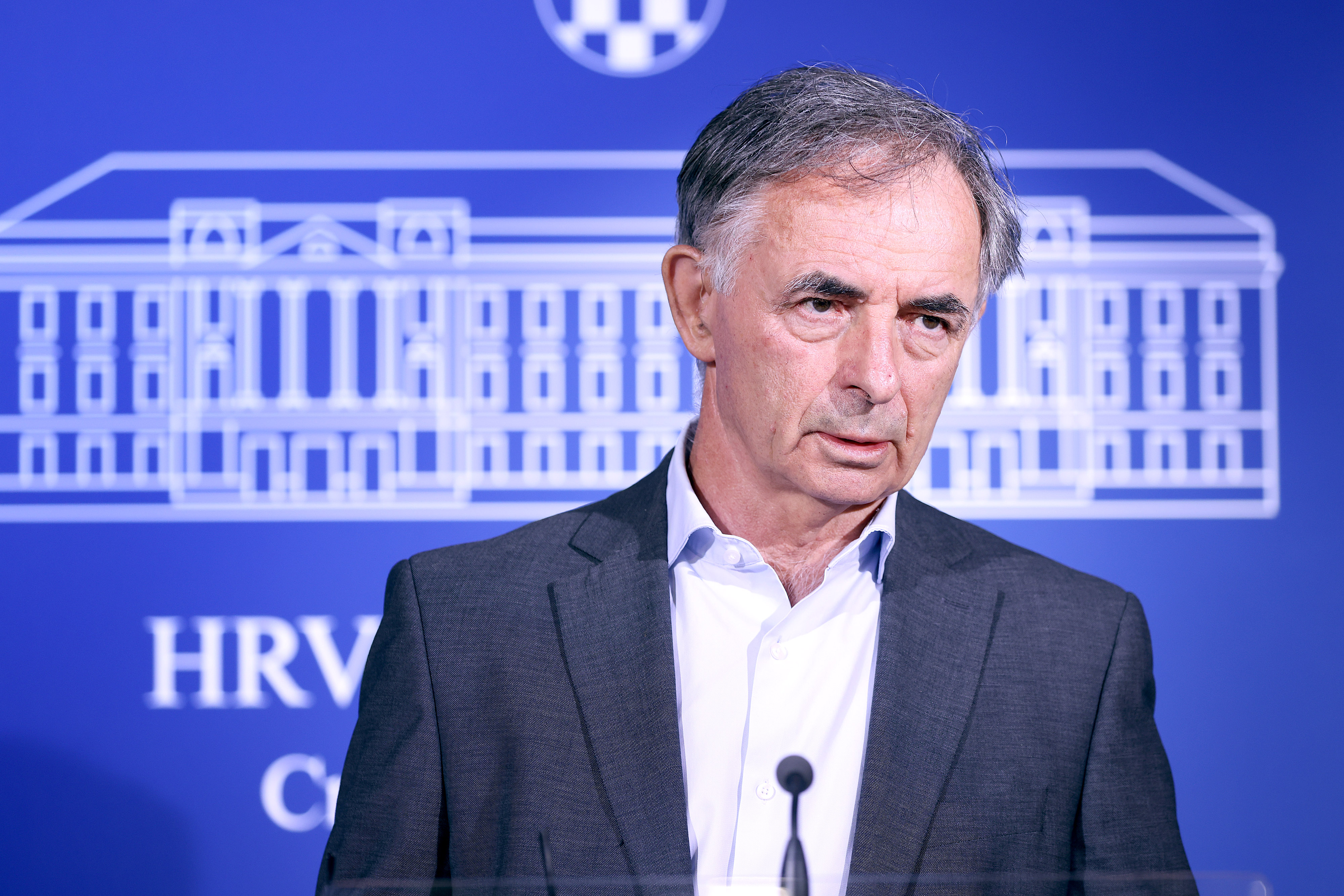 24.09.2025., Zagreb - Na konferenciji za medije Kluba zastupnika SDSS-a odrzanoj u Saboru o temi „Africka svinjska kuga: specijalni rat ili izbjegavanje odgovornosti“ govorili su zastupnici Kluba zastupnika SDSS-a. Photo: Patrik Macek/PIXSELL