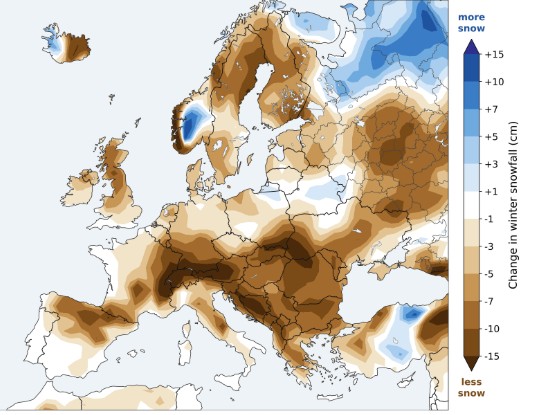 snijeg europa