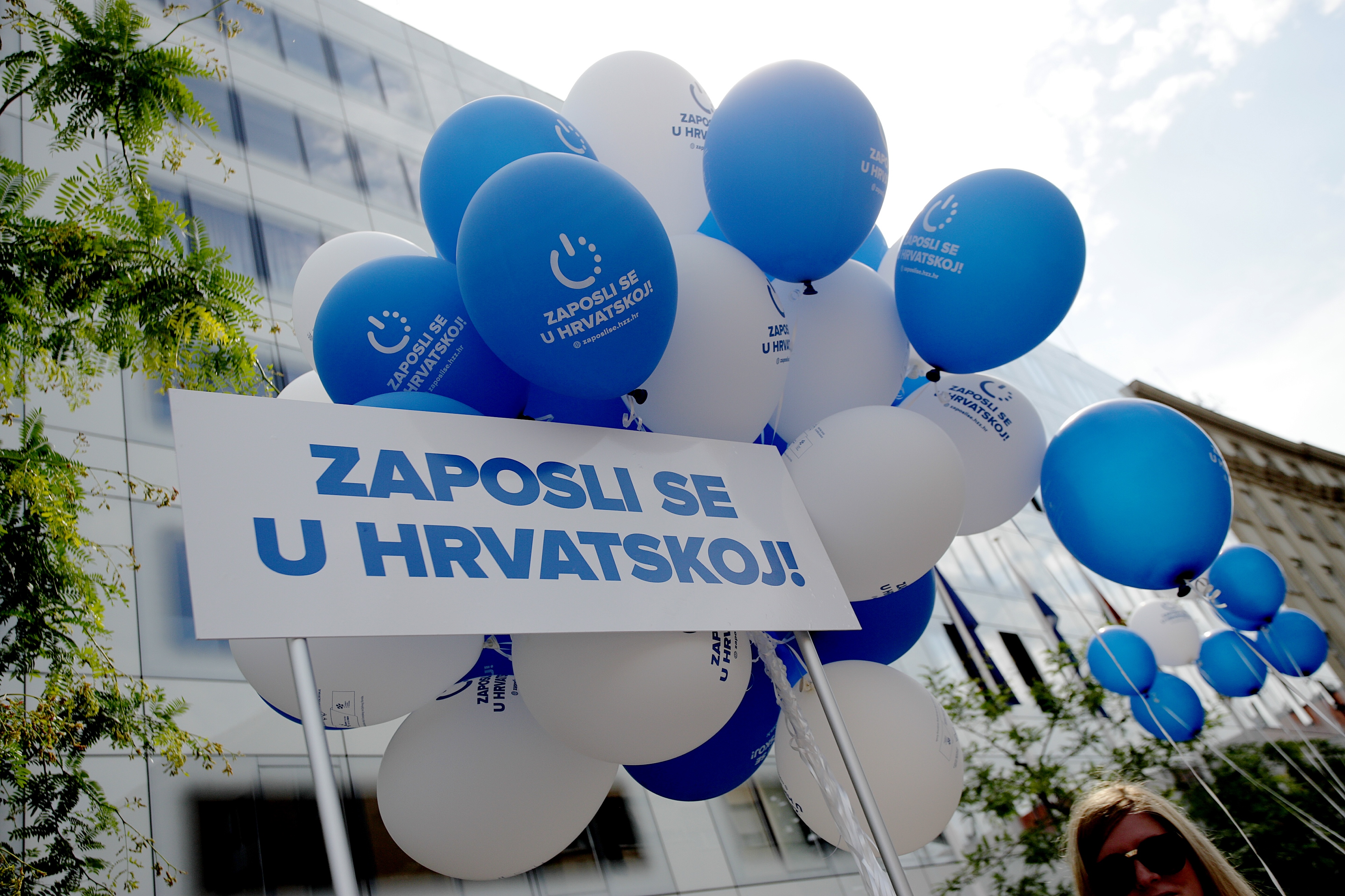 29.05.2018., Zagreb -akcija "Zaposli se u Hrvatskoj". Photo: Zarko Basic/PIXSELL
