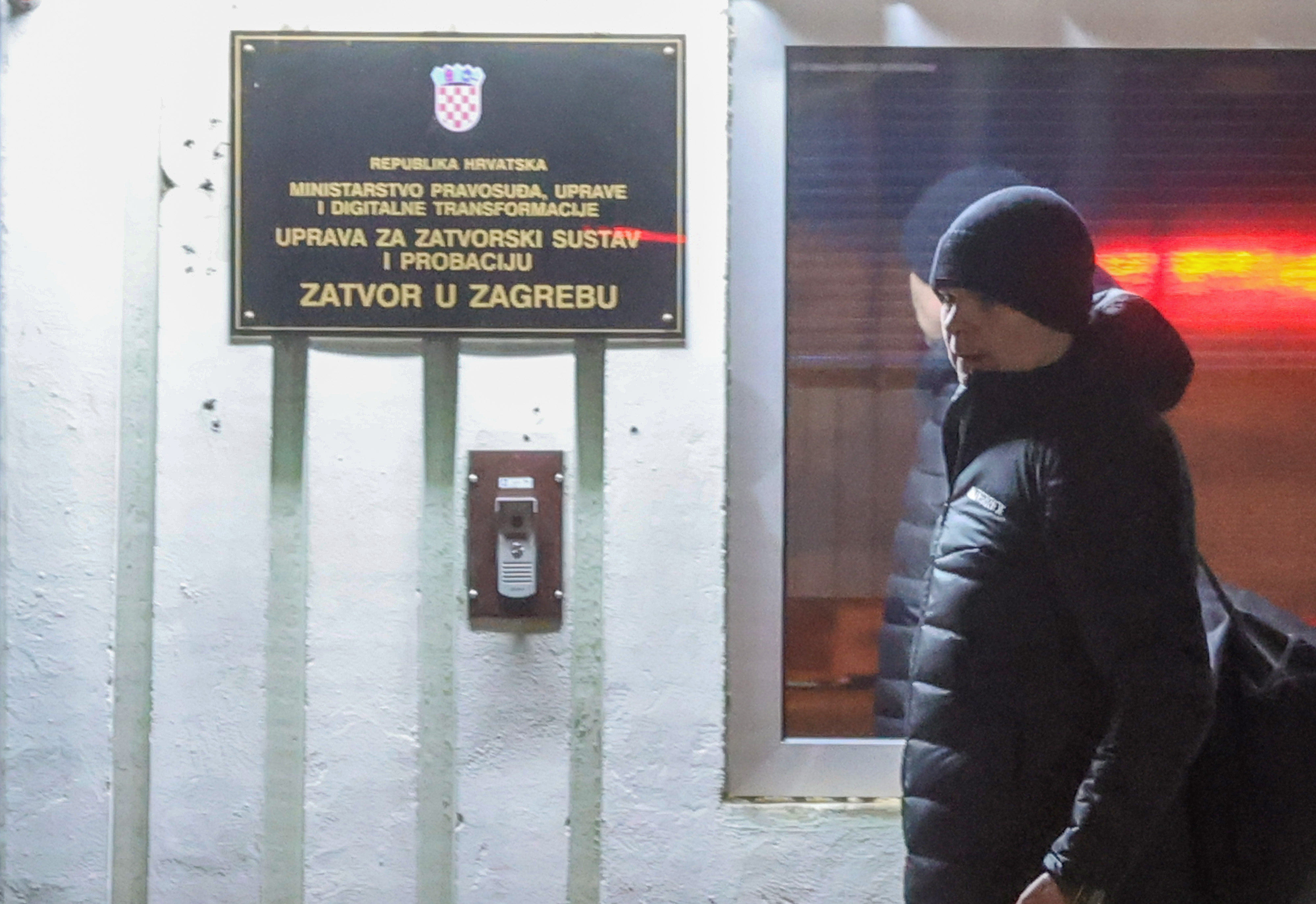 16.02.2026., Zagreb - Nikola Petrac dosao je u remetinecki zatvor radi izdrzavanja tromjesecne kazne zbog afere "Mikroskopi". Photo: Sanjin Strukic/PIXSELL