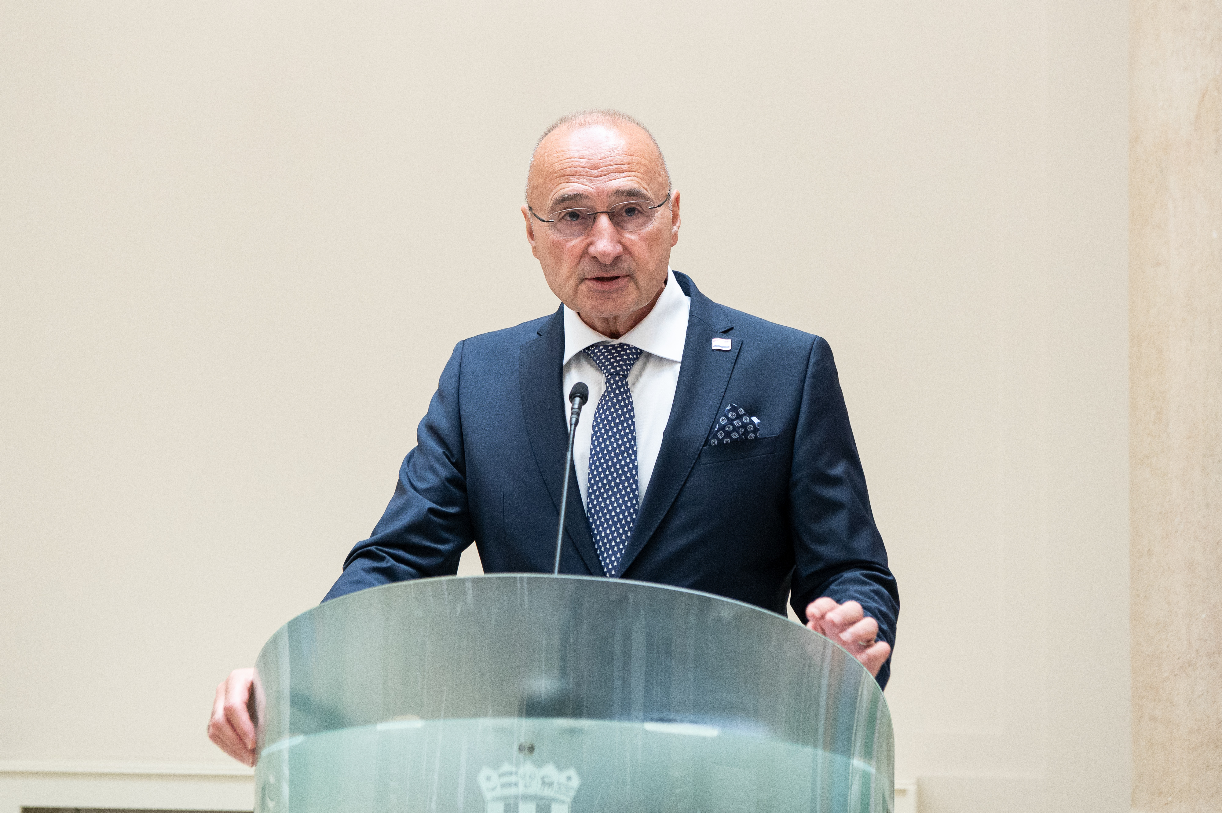 06.10.2026., Ministarstvo vanjskih poslova, Zagreb – Izjave madarske potpredsjednice Vlade i ministrice vanjskih poslova Anite Orban i ministra gospodarstva i energetike Istvana Kapitanya. Gordan Grlic Radman. Photo: Luka Antunac/PIXSELL