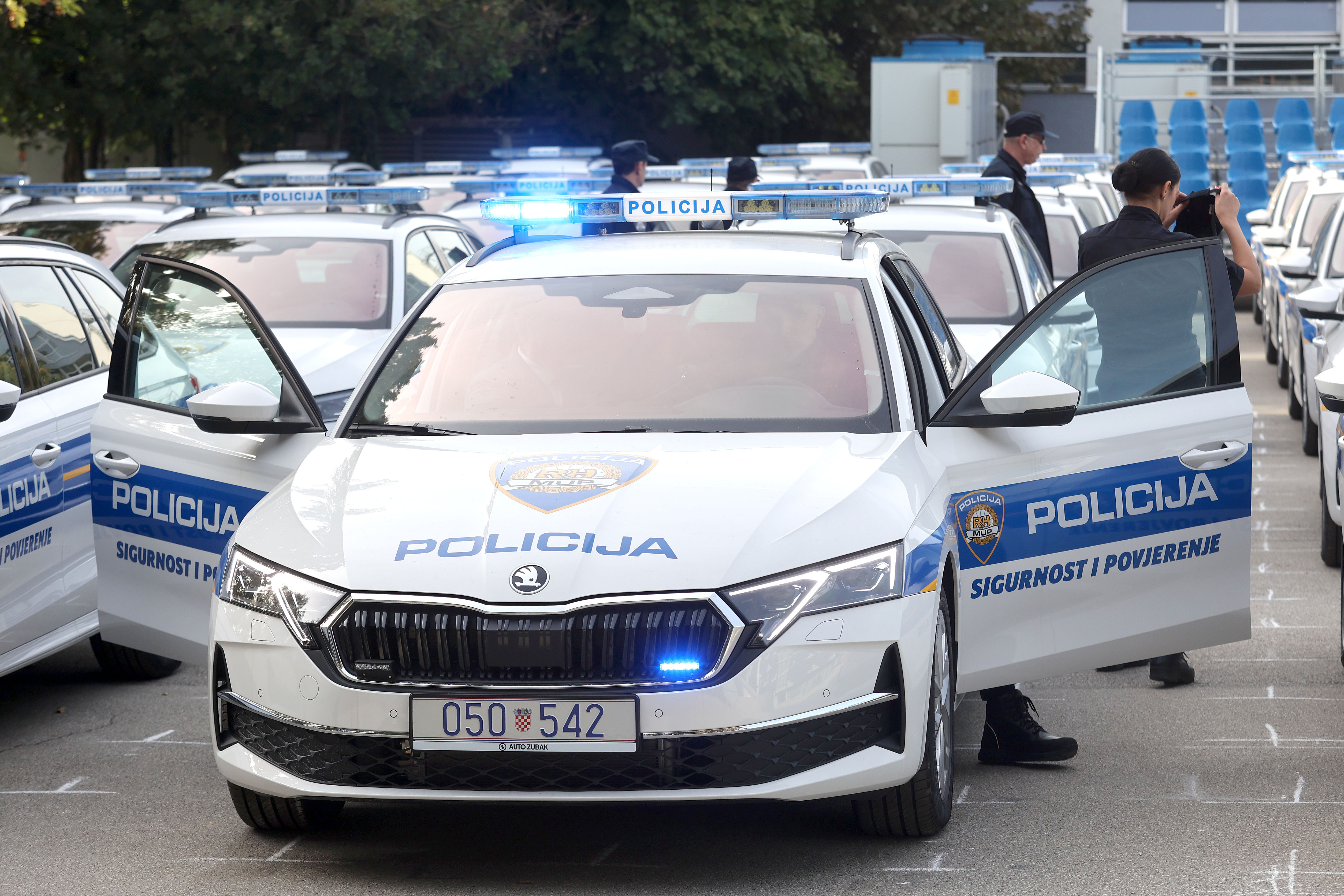 02.10.2026., Zagreb - Potpredsjednik Vlade i ministar unutarnjih poslova Davor Bozinovic nazocio je primopredaji 522 vozila za obavljanje policijskih polosva na podrucju cijele Republike Hrvatske. Photo: Marko Seper/PIXSELL