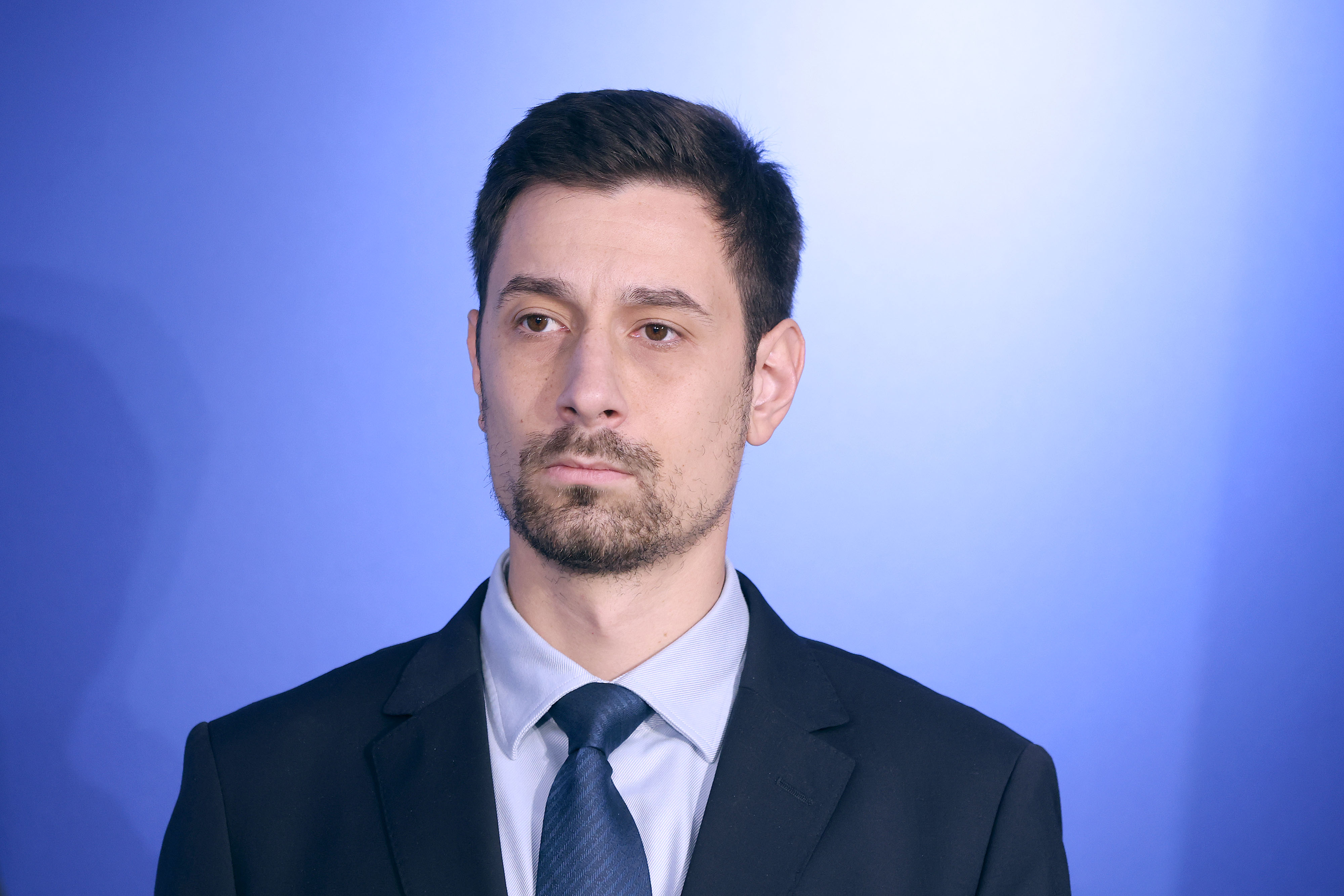21.10.2026., Zagreb - Na konferenciji za medije odrzanoj u Saboru o aktualnoj politickoj situaciji govorili su Ante Sanader, Krunoslav Katicic, Luka Balen i Maksimilijan Simrak. Photo: Patrik Macek/PIXSELL