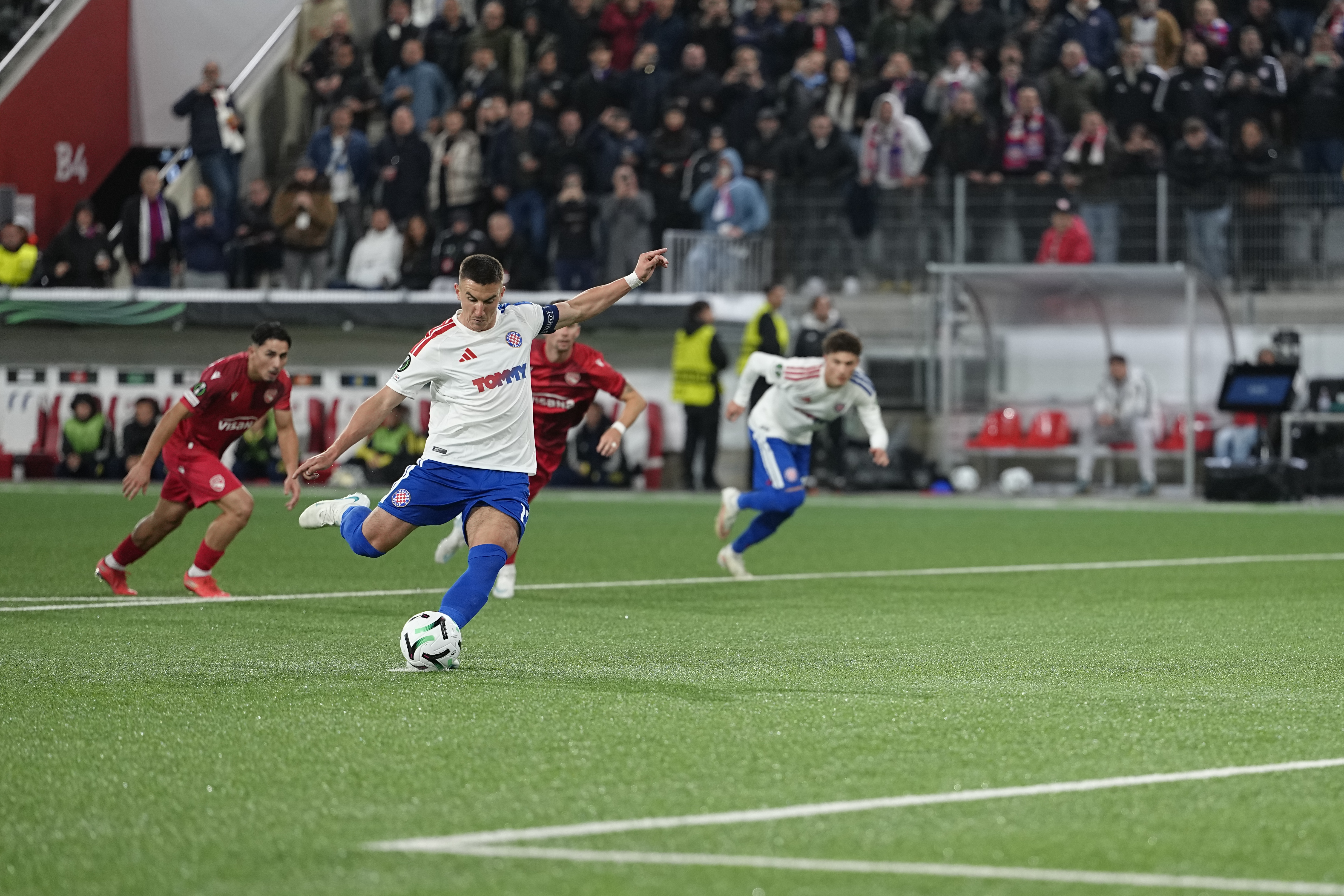 22.10.2026., Arena Thun, Thun, Svicarska - UEFA Konferencijska liga 2026./2027., grupna faza, 2. kolo, Thun - HNK Hajduk Split. Michele Sego Photo: PIXSELL/PIXSELL