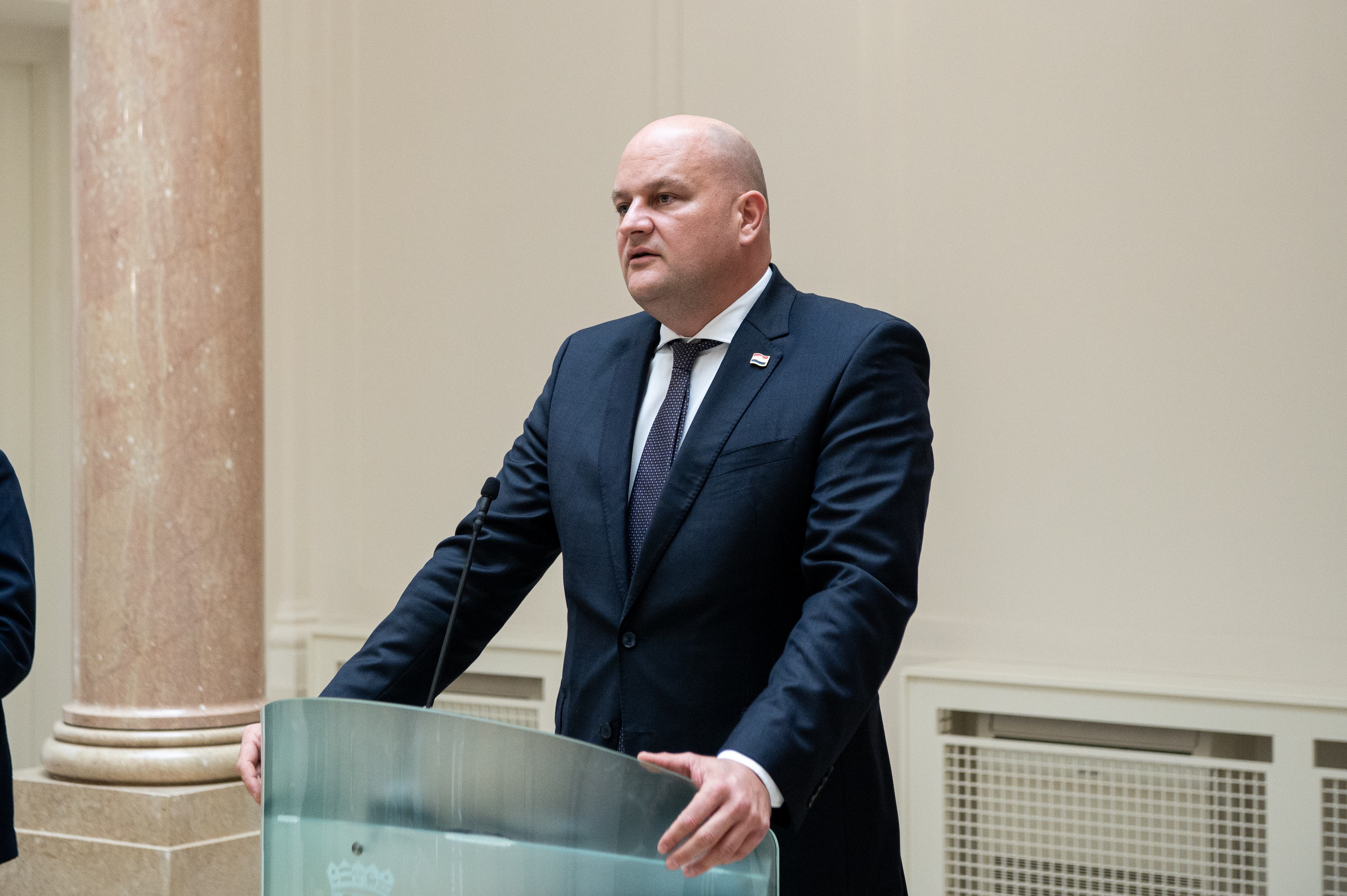 06.10.2026., Ministarstvo vanjskih poslova, Zagreb – Izjave madarske potpredsjednice Vlade i ministrice vanjskih poslova Anite Orban i ministra gospodarstva i energetike Istvana Kapitanya. Ante Susnjar. Photo: Luka Antunac/PIXSELL
