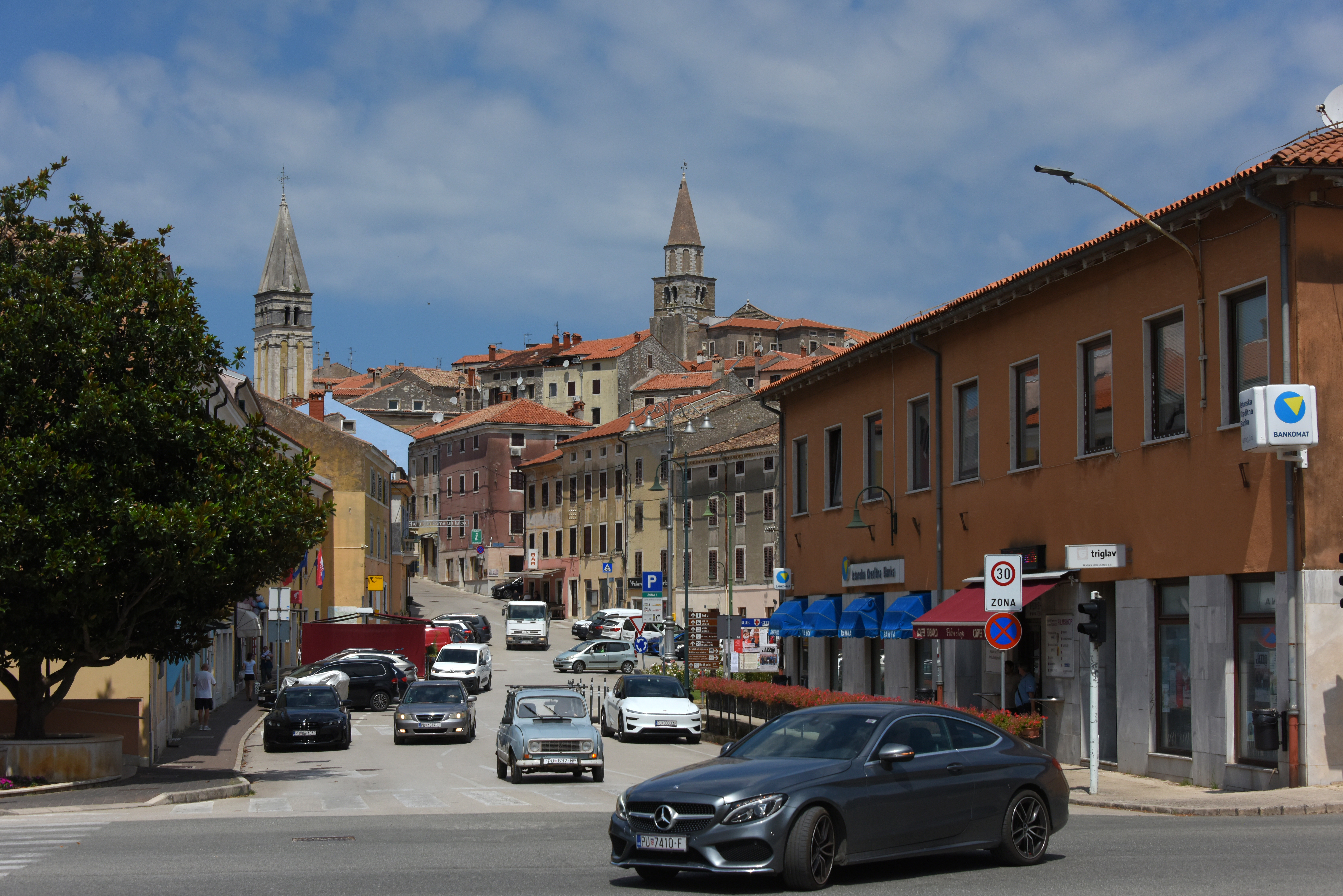 Akcija USKOK-a u Bujama. Panorama Buja. Photo: Sasa Miljevic/PIXSELL