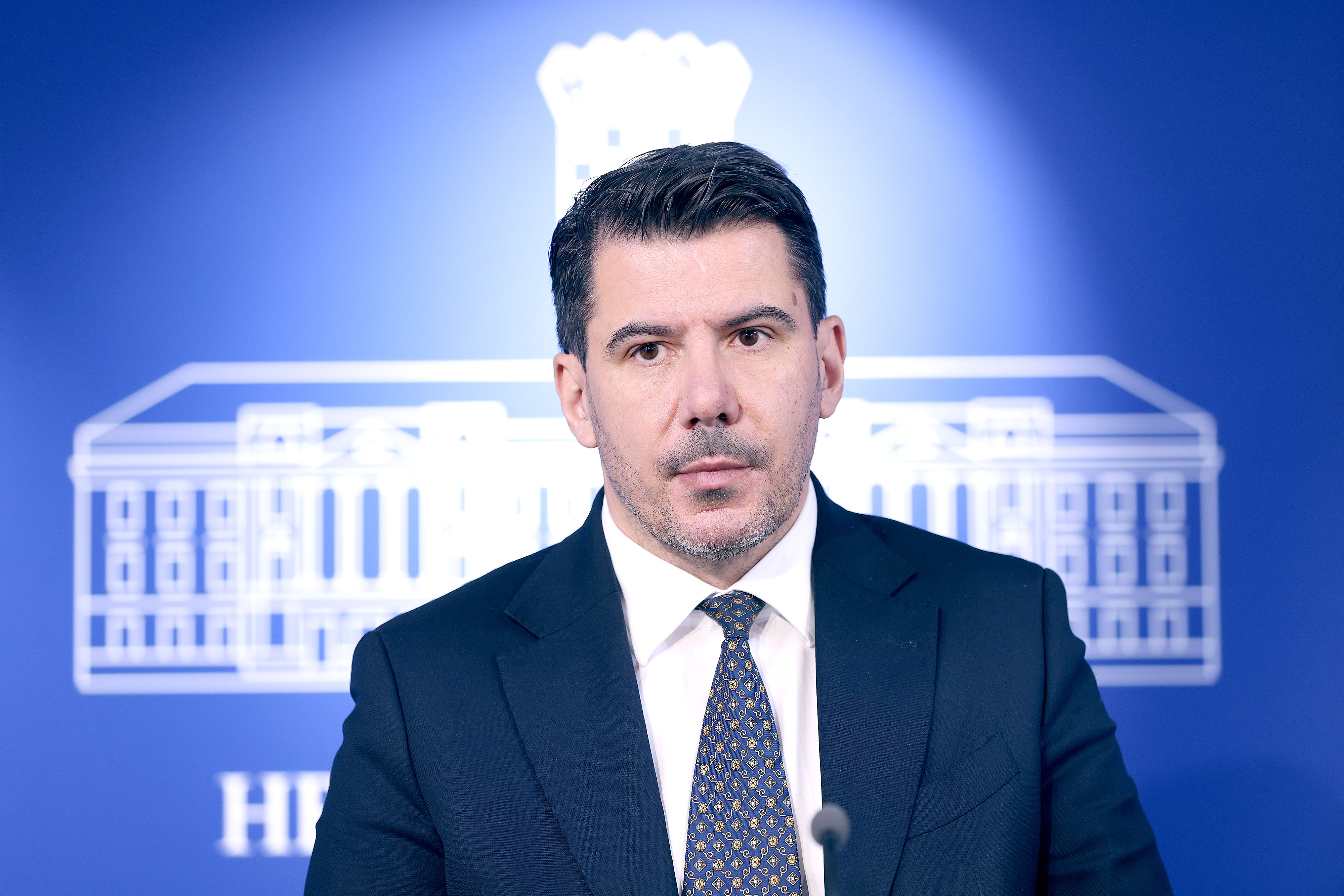 27.10.2026., Zagreb - Na konferenciji za medije odrzanoj u Saboru o aktualanim temama govorio je Nikola Grmoja. Photo: Patrik Macek/PIXSELL