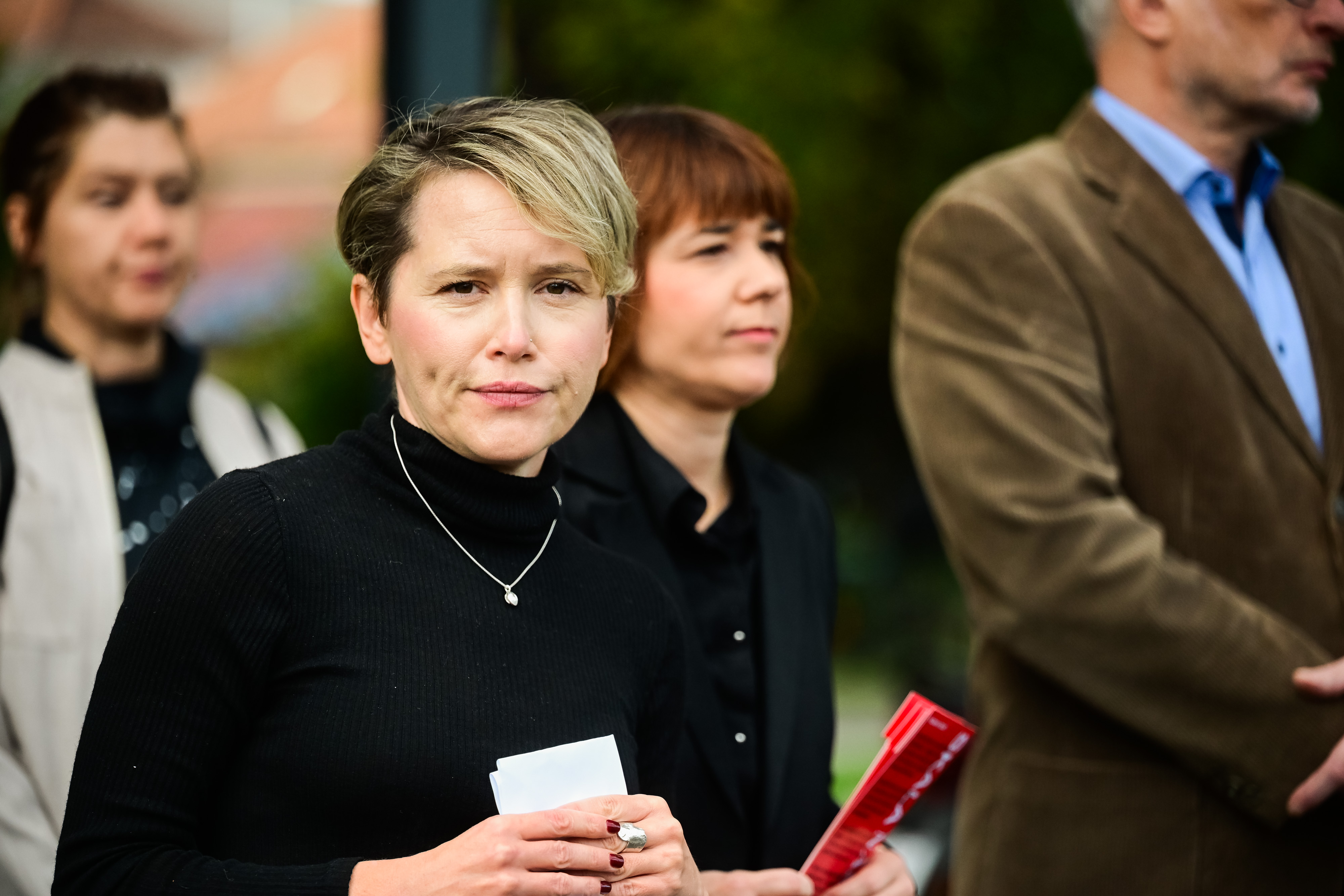 Ivana Kekin, predsjednica Povjerenstva za ravnopravnost spolova Grada Zagreba Marina Ivandic, procelnica Gradskog ureda za socijalnu zastitu, zdravstvo, branitelje i osobe s invaliditetom