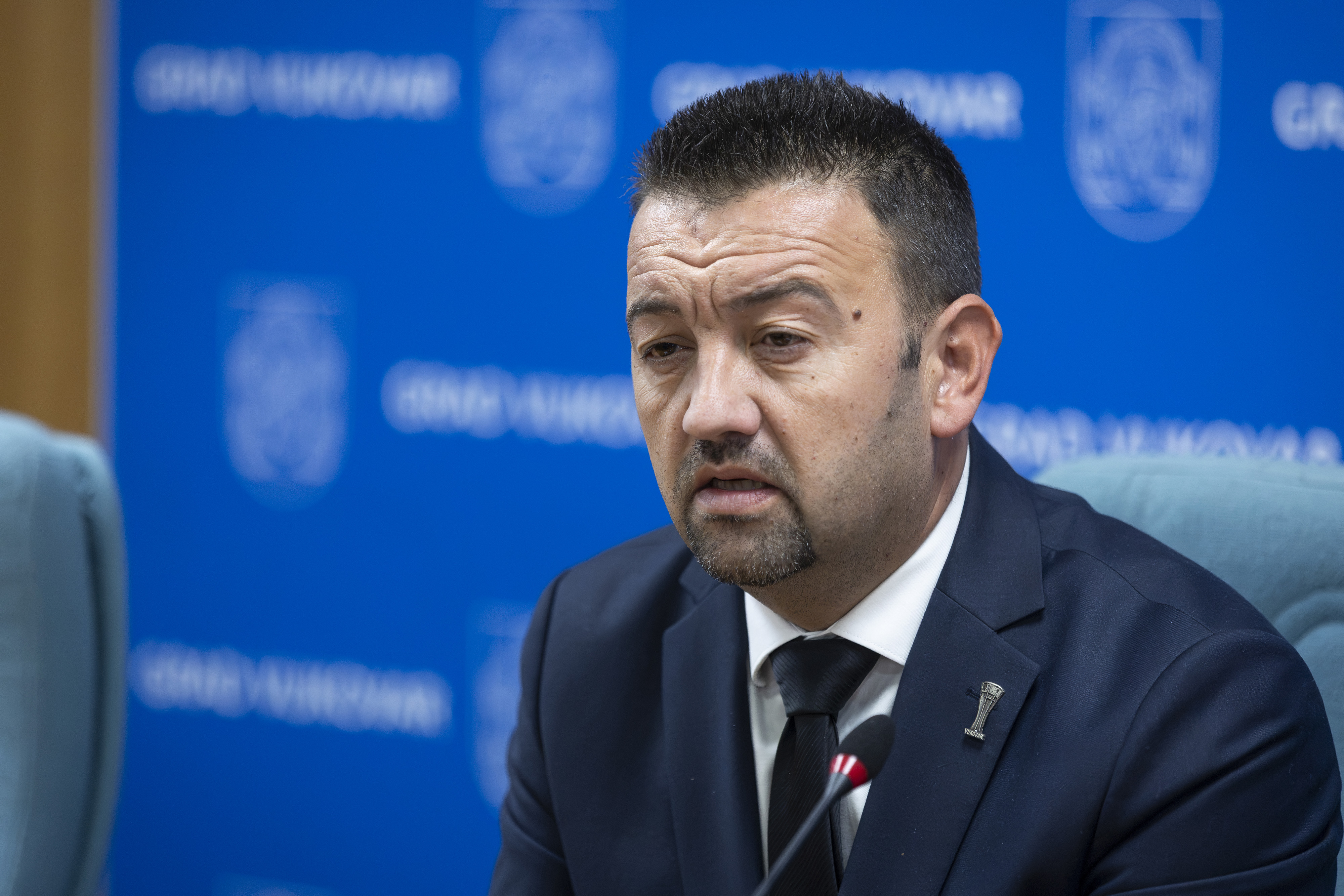 Gradonacelnik Vukovara Marijan Pavlicek odrzao je konferenciju za medije na kojoj je predstavio program obiljezavanja Dana sjecanja na zrtvu Vukovara 1991.-2026. Photo: Davor Javorovic/PIXSELL