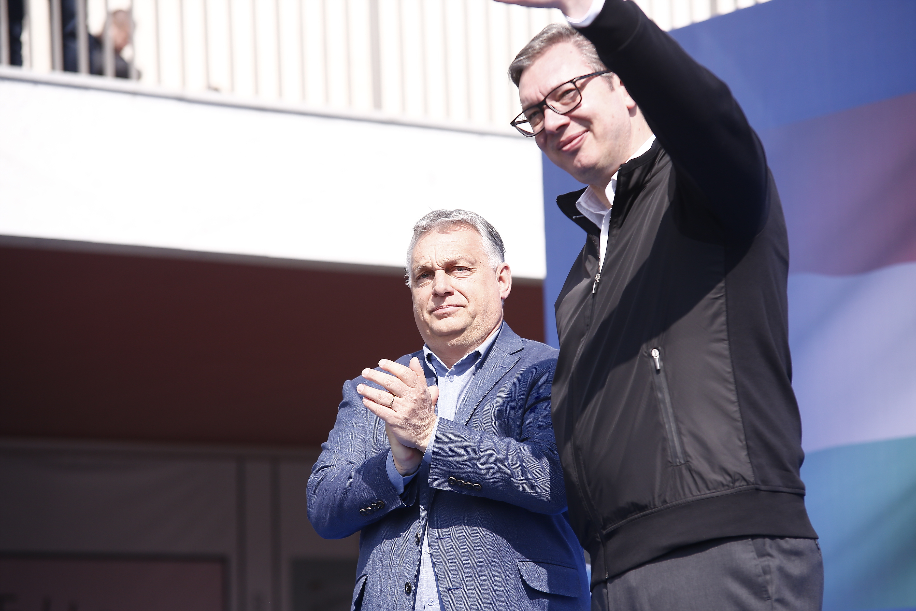 Aleksandar Vucic, and the Prime Minister of Hungary, Viktor Orban Photo: Amir Hamzagic/PIXSELL