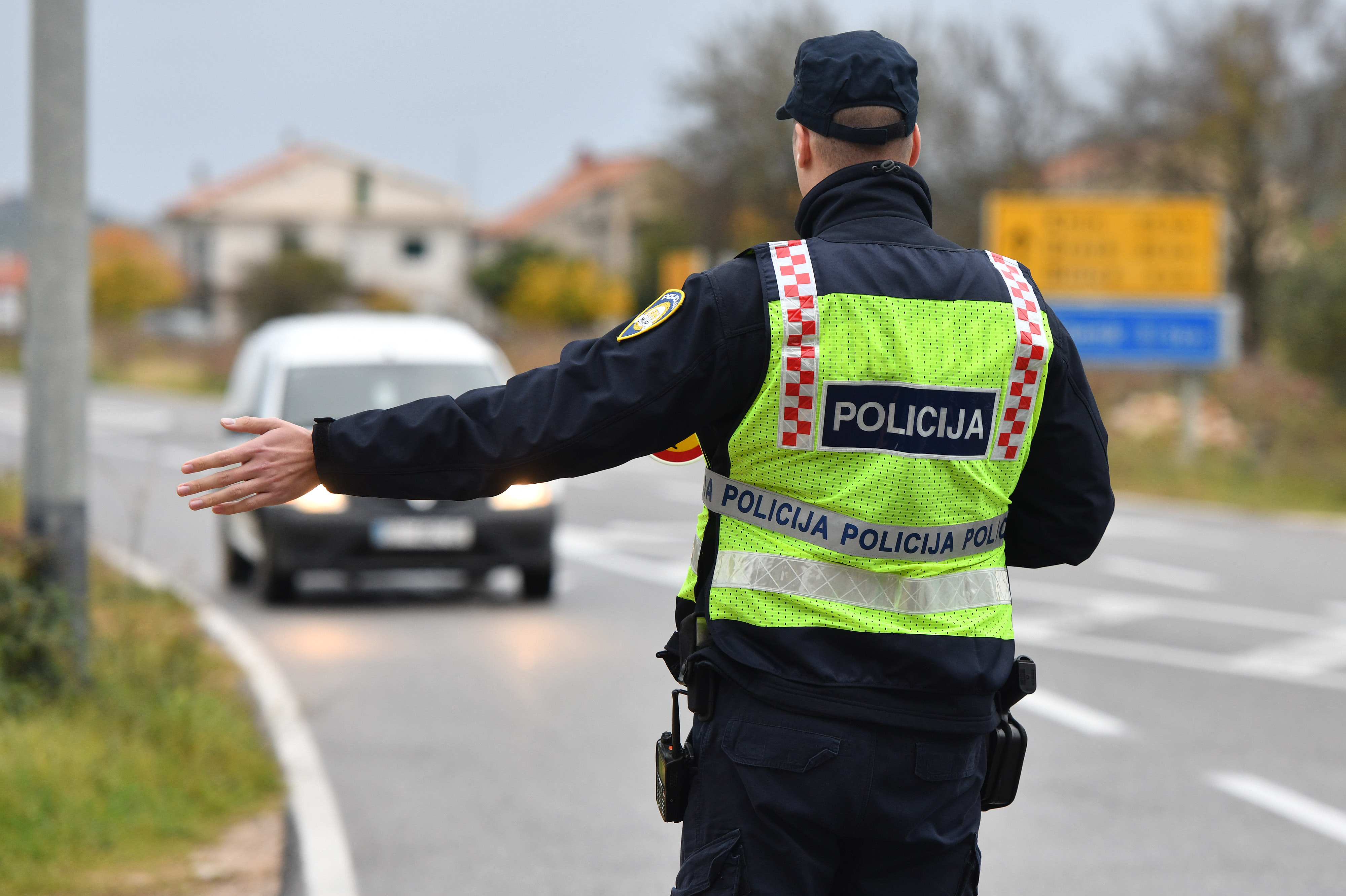 20.11.2024., Sibenik - Pojacane kontrole prometne policije . Photo: Hrvoje Jelavic/PIXSELL