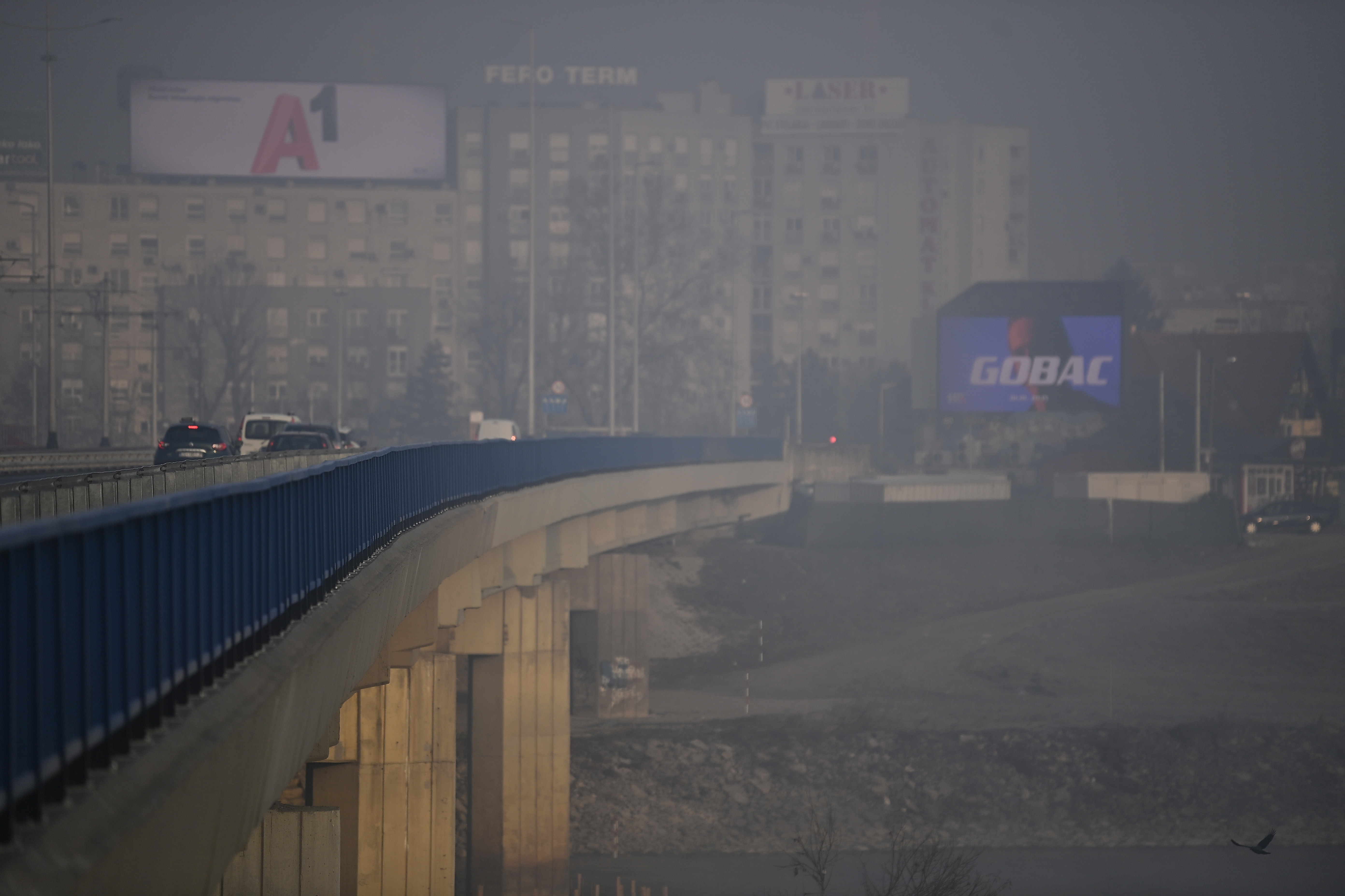 31.12.2024., Zagreb - Na listi stranice koja prati kvalitetu zraka IQAir Zagreb je trenutno sedmi grad s najlosijim zrakom na svijetu. Photo: Igor Soban/PIXSELL