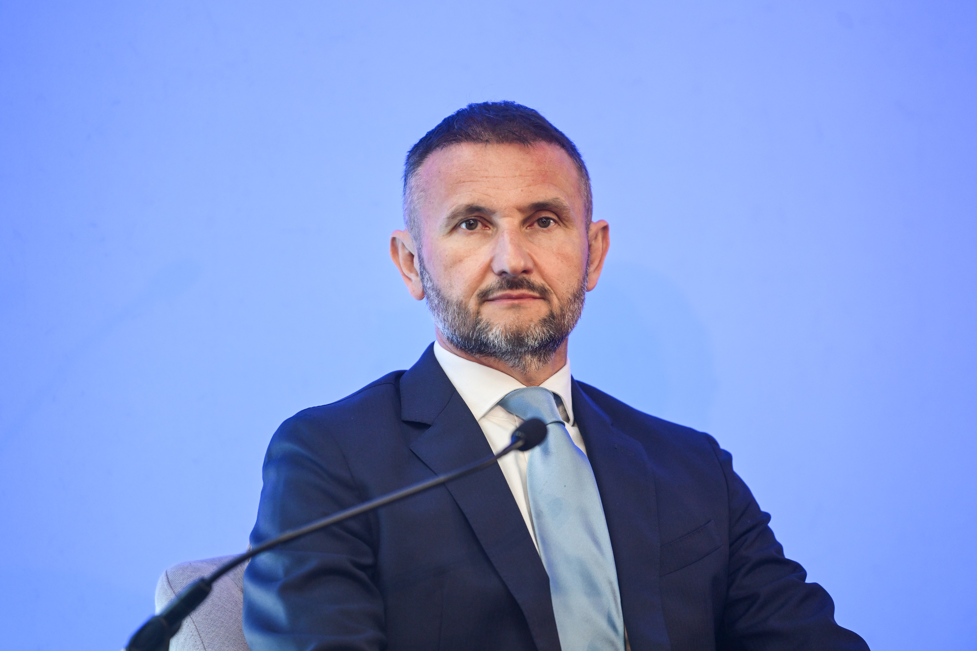 Konferencija Americke gospodarske komore u Hrvatskoj (AmCham) "Digitalna Hrvatska 2030." u hotelu Westin. Panel Building digital Sovereignty through Partnership. Sasa Bilic Photo: Igor Soban/PIXSELL