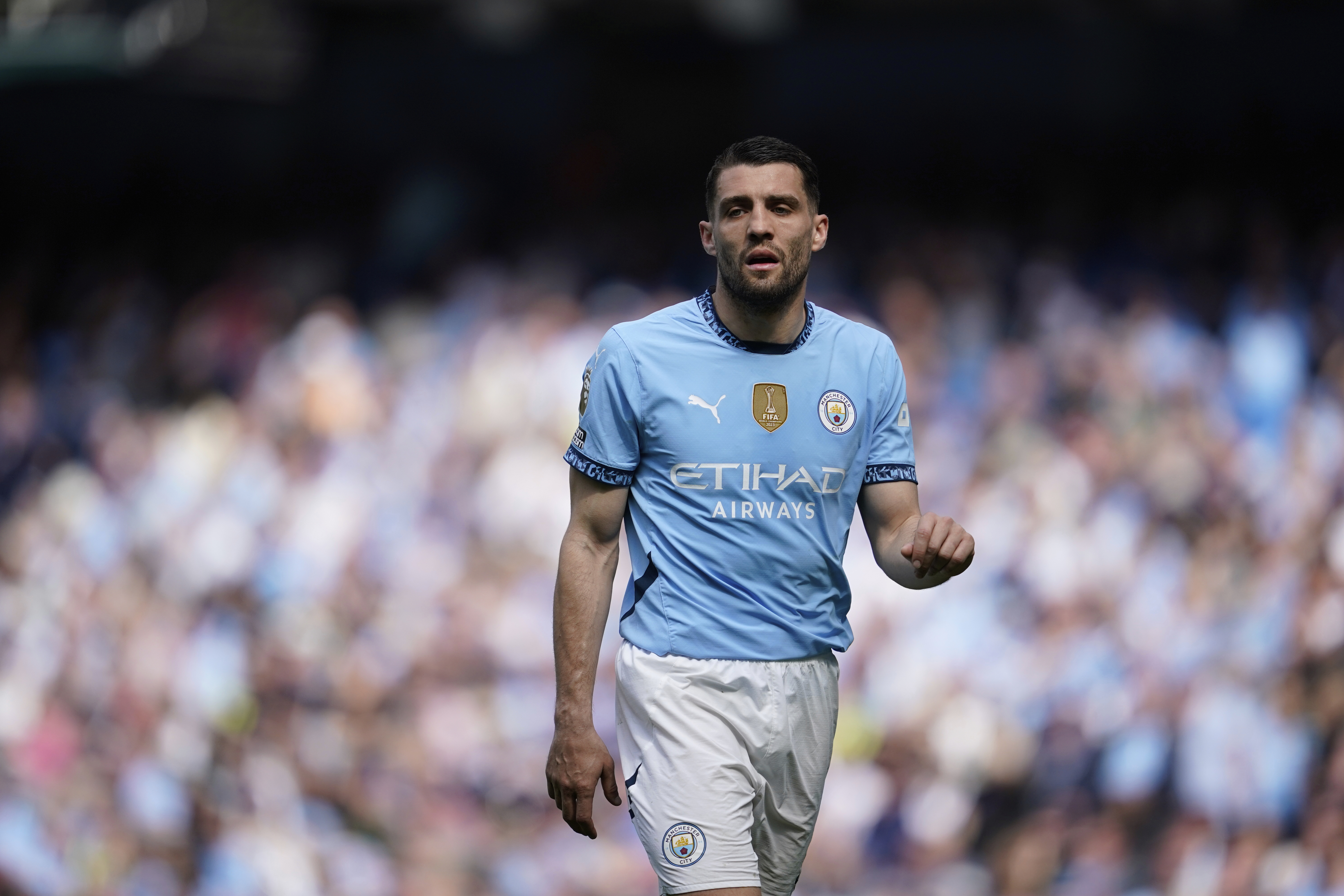 Manchester City's Mateo Kovacic. (AP Photo/Dave Thompson)