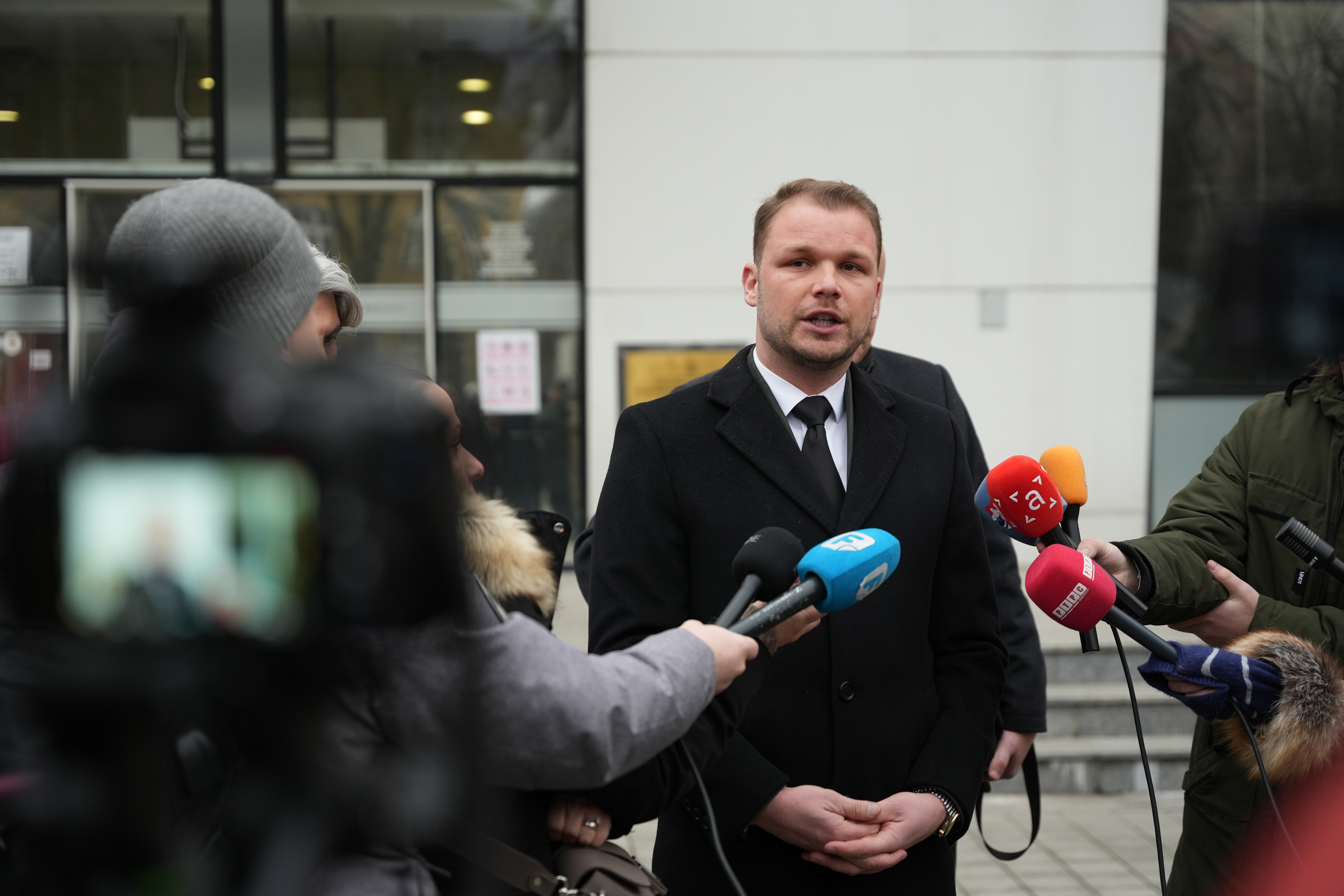 Gradonacelnik Banje Luke Drasko Stanivukovic prisustvovao je rocistu pred Osnovnim sudom u Banja Luci u predmetu koji se odnosi na vlasnistvo nad spornom imovinom u centru grada, na koju potrazivanje polaze RK Borac Photo: Dejan Rakita/PIXSELL