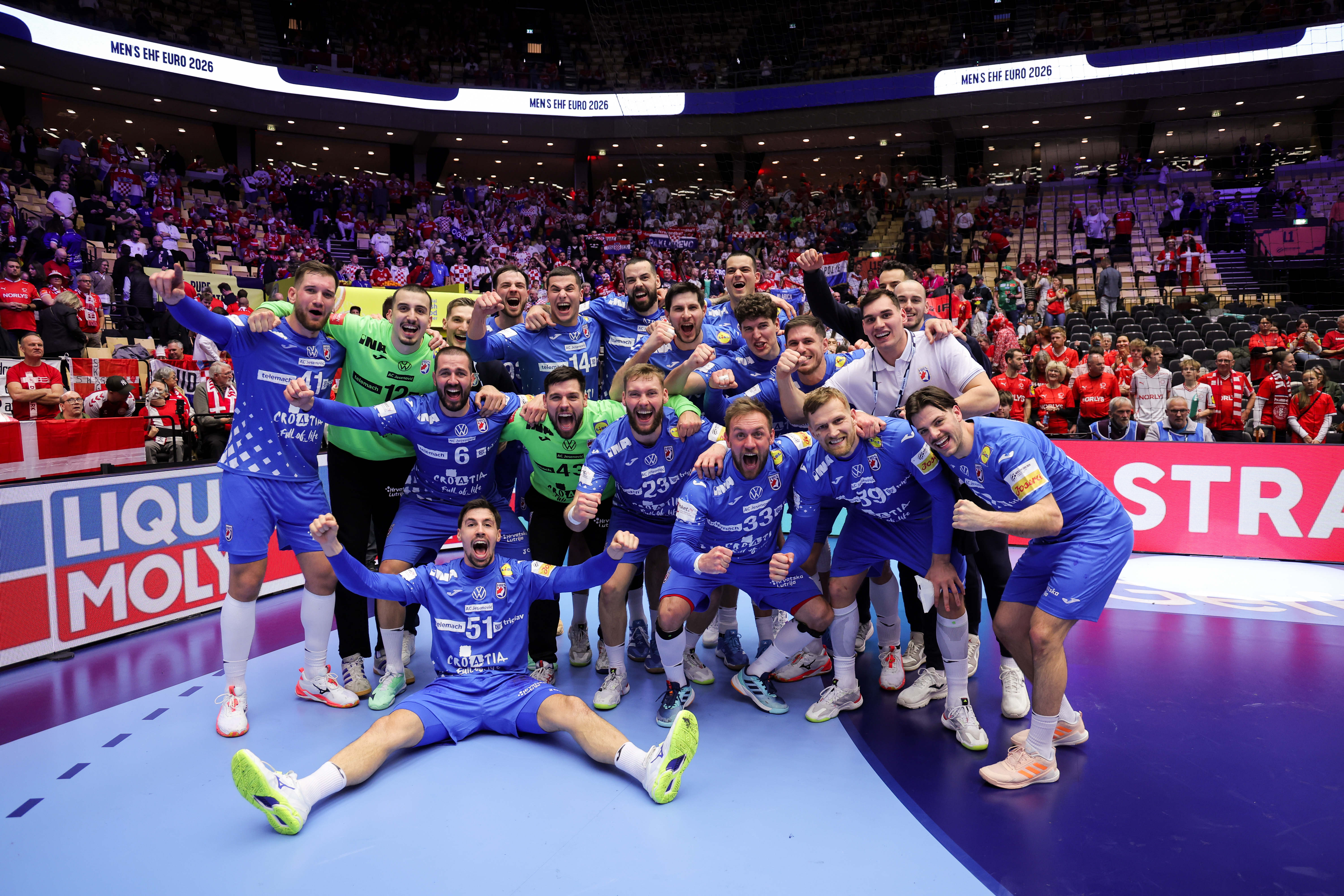 EHF Europsko prvenstvo 2026., utakmica za trece mjesto, Island - Hrvatska.