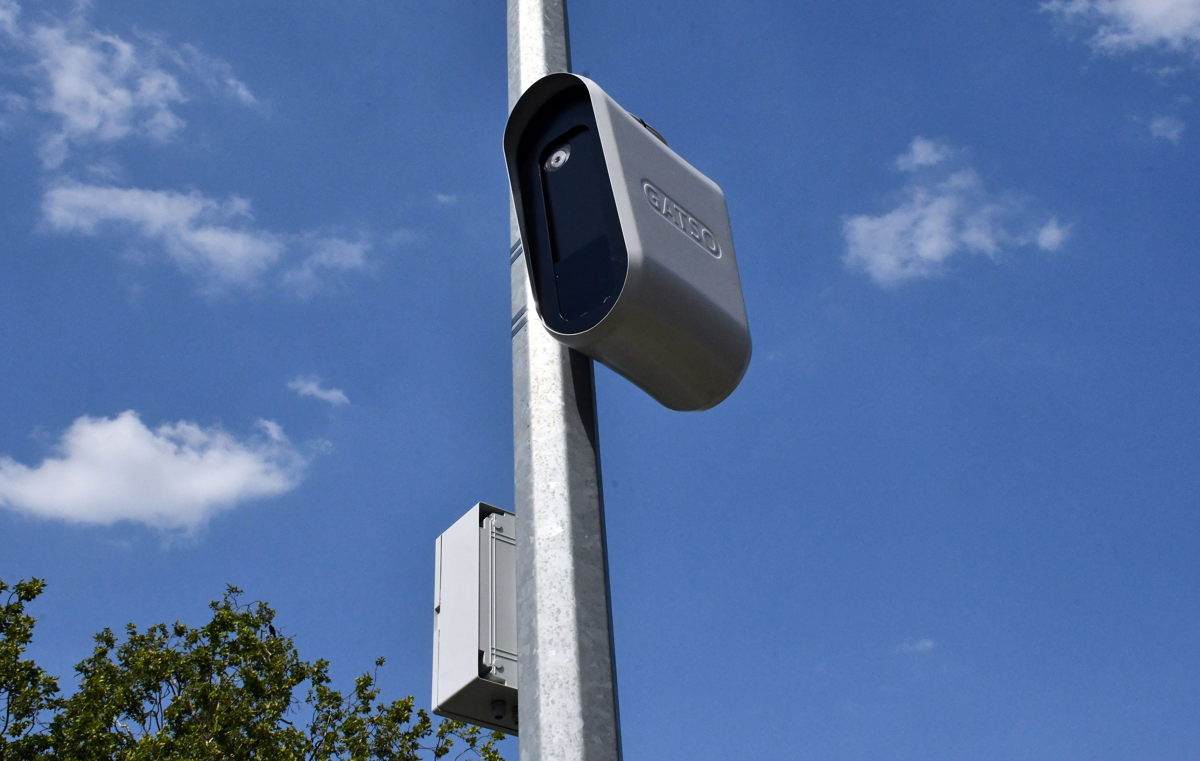 08.07.2024., Slavonski Brod - Na vise lokacija u gradu postvljene nove kamere za nadzor brzine. Photo: Ivica Galovic/PIXSELL