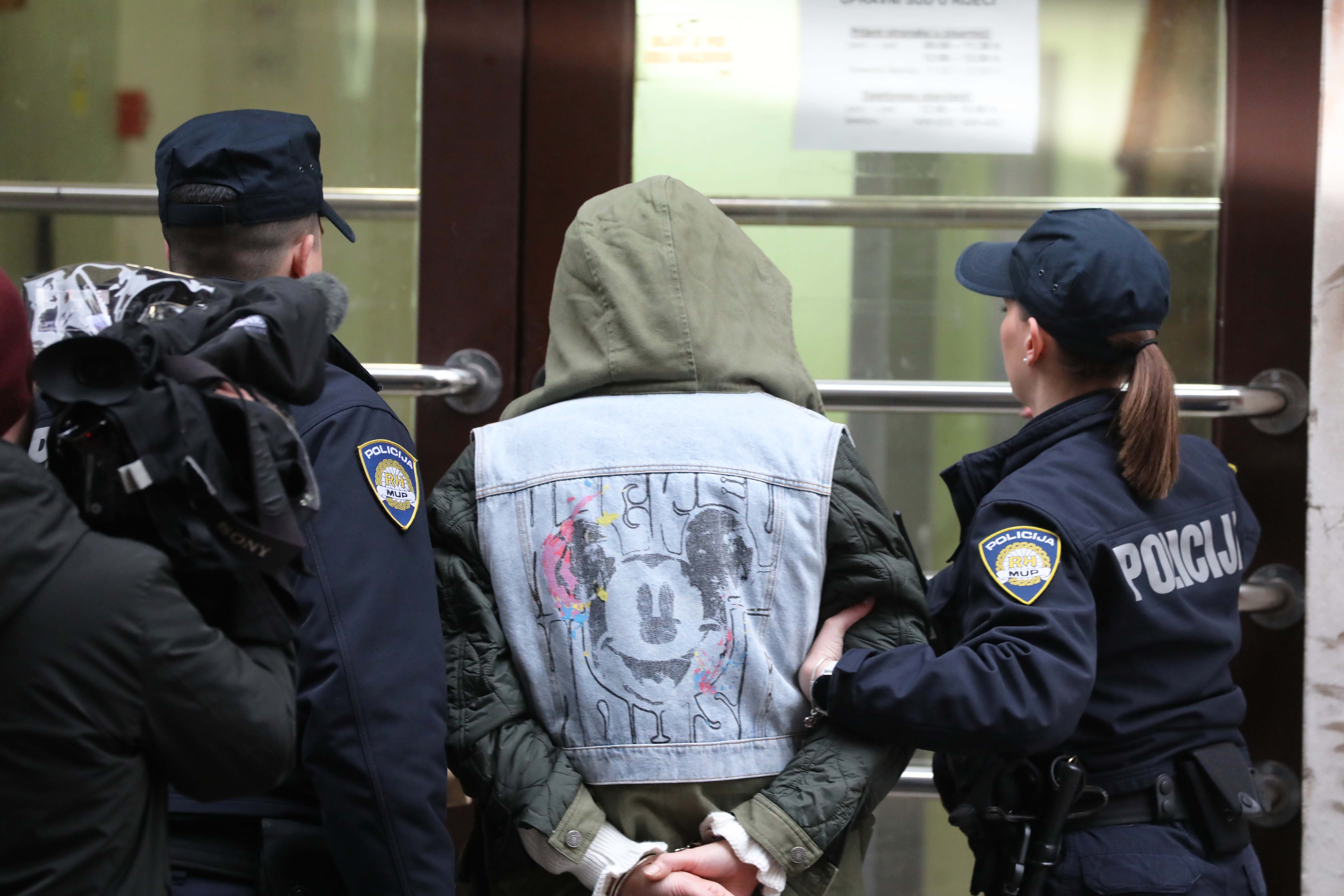 04.02.2026., Rijeka - Privodjenje osumnjicenih u prostorije USKOK-a Photo: Goran Kovacic/PIXSELL