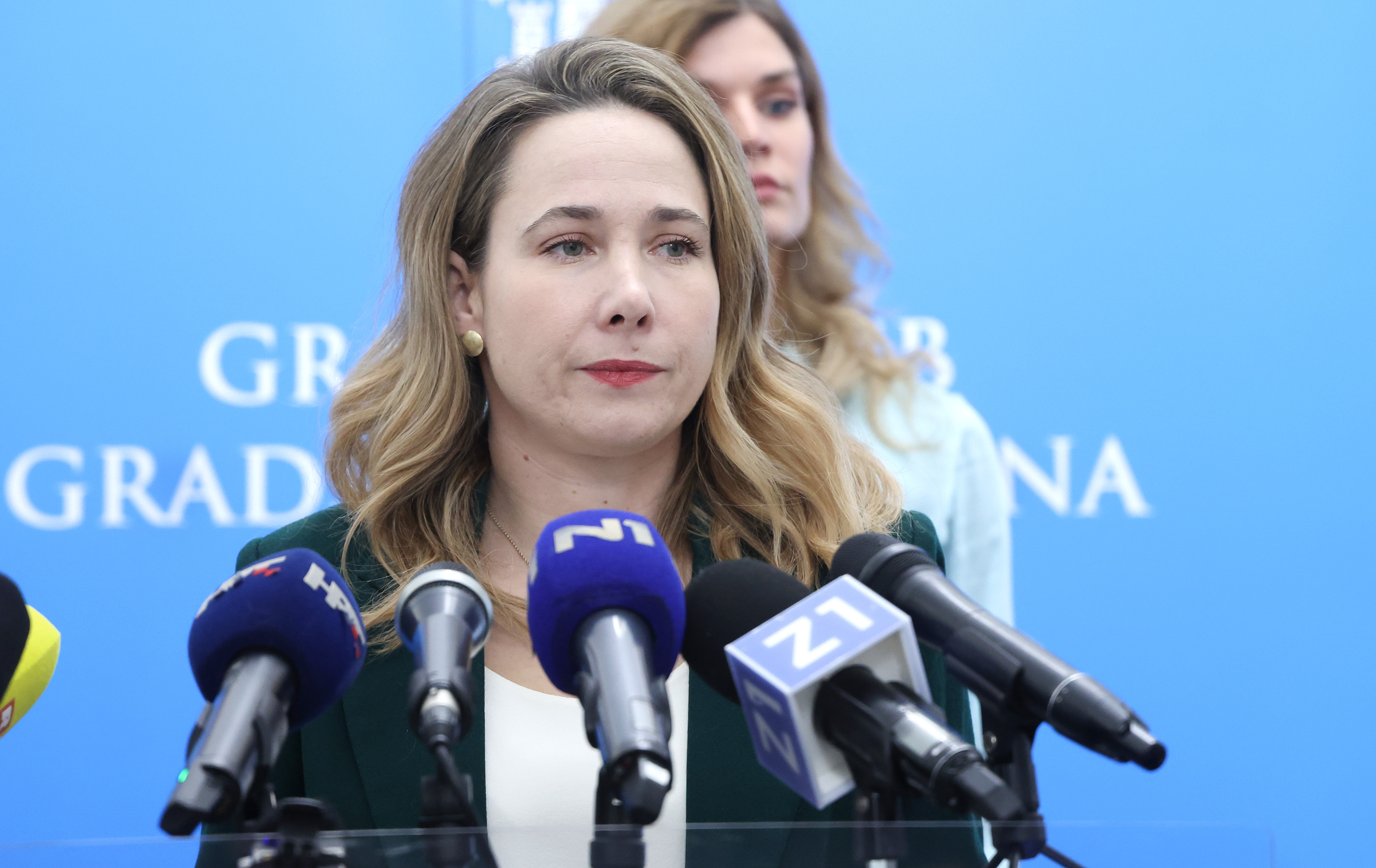 06.02.2026., Zagreb - Stara gradska vijecnica. Klub zastupnika Marija Selak Raspudic - Nezavisna lista odrzala je konferenciju za medije. Photo: Sanjin Strukic/PIXSELL