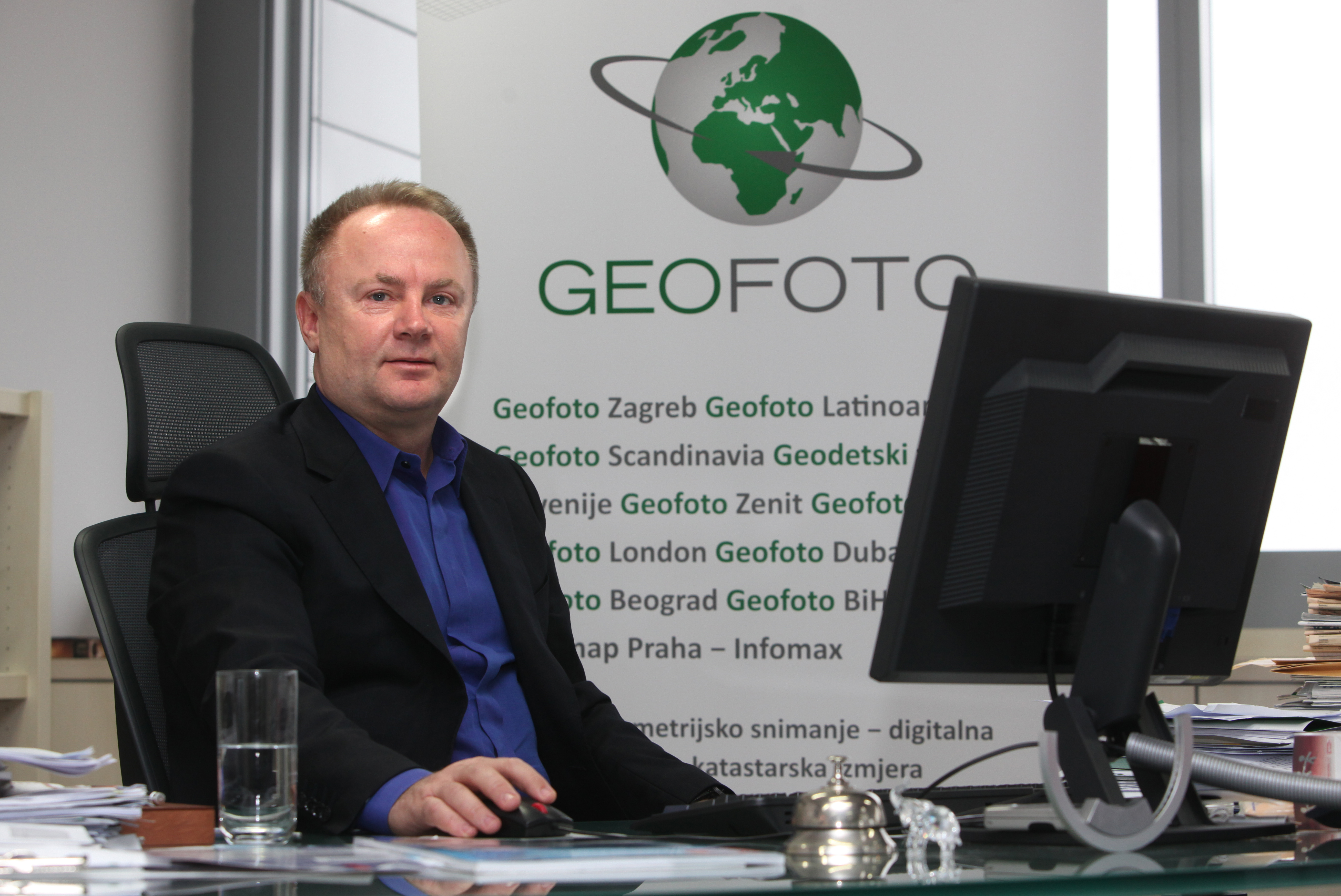 04.03.2010., Zagreb - Dr. Zvonko Biljecki, vlasnik i direktor tvrtke Geofoto. Photo: Robert Anic/PIXSELL