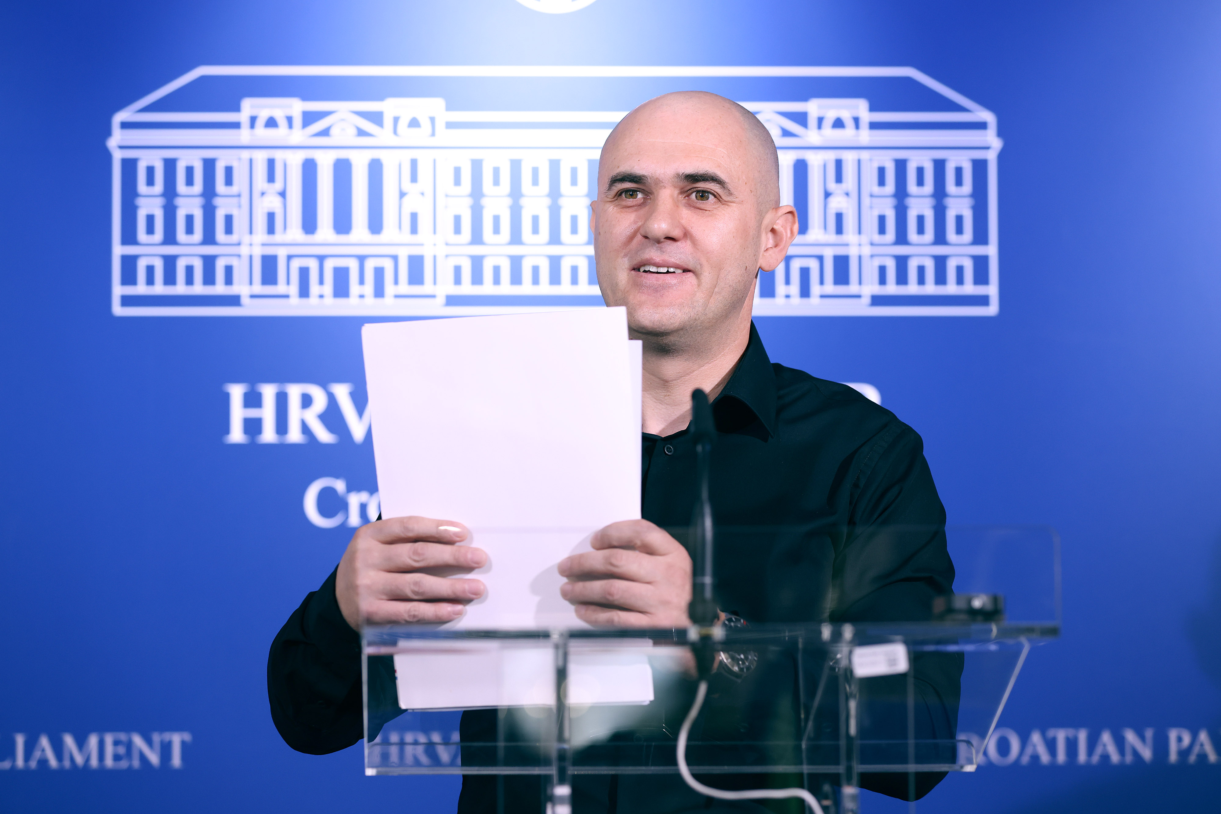 25.03.2025., Zagreb - zastupnik Domovinskog pokreta Josip Dabro. Photo: Patrik Macek/PIXSELL