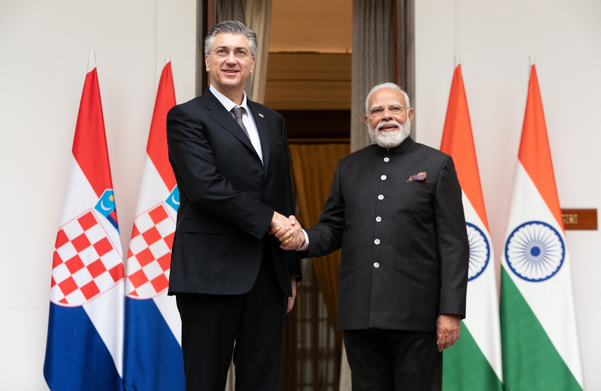 Andrej Plenković i Narendra Modi