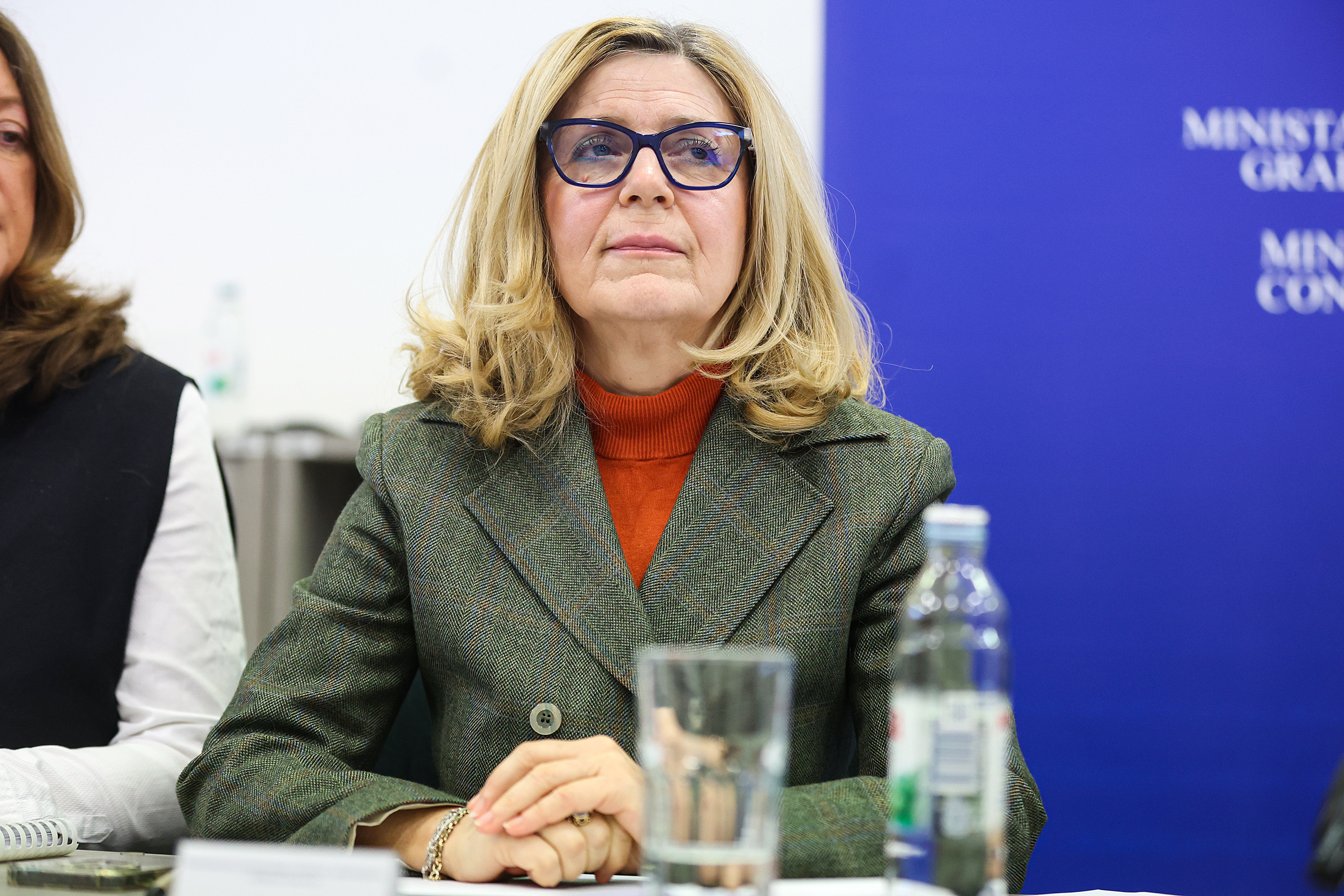 06.02.2025., Zagreb - Konferencija za medije u Ministarstvu prostornog uredjenja graditeljstva i drzavne imovine na temu Konacnog prijedloga izmjena i dopuna Generalnog urbanistickog plana Grada Zagreba (GUP). Dunja Magas. Photo: Goran Stanzl/PIXSELL