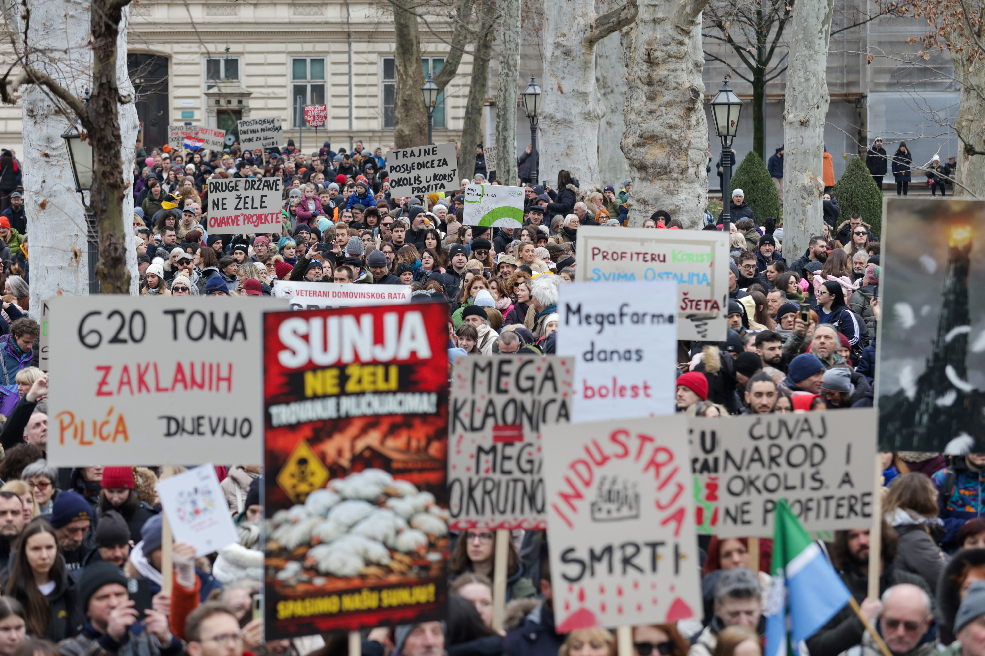 prosvjed protiv megaklaonice