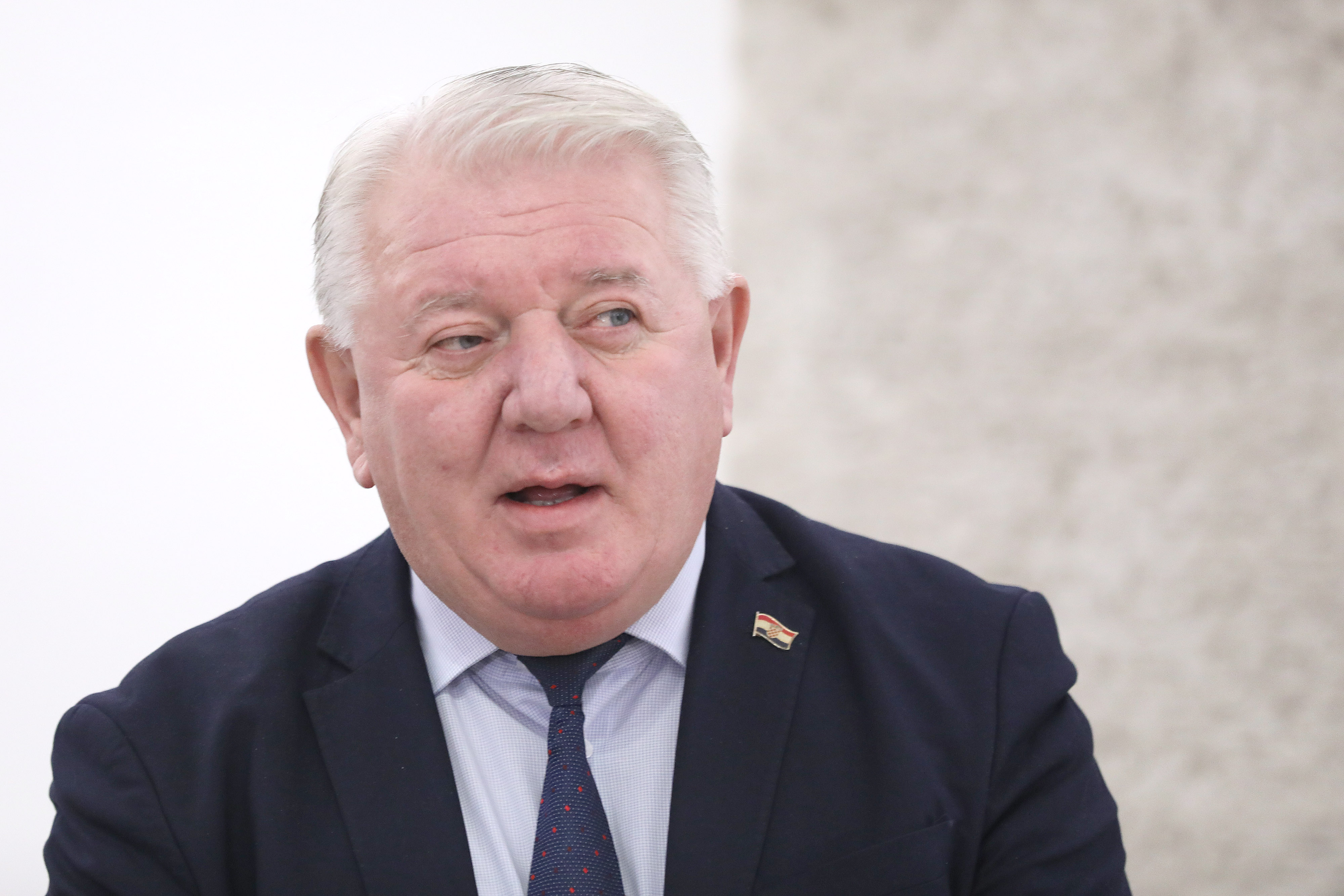 17.02.2023., Zagreb - Na konferenciji za medije zastupnik Josip Djakic govorio je o problemima hrvatskih branitelja u Splitu.. Photo: Patrik Macek/PIXSELL