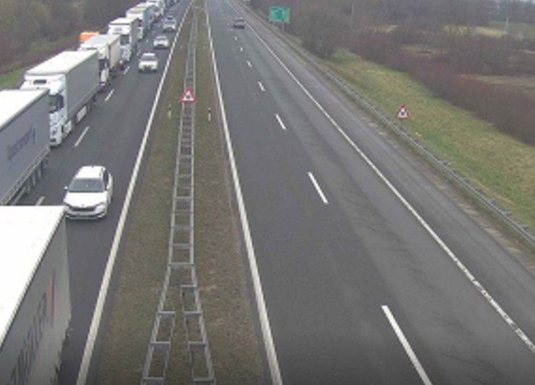 gužva, autocesta, kolona