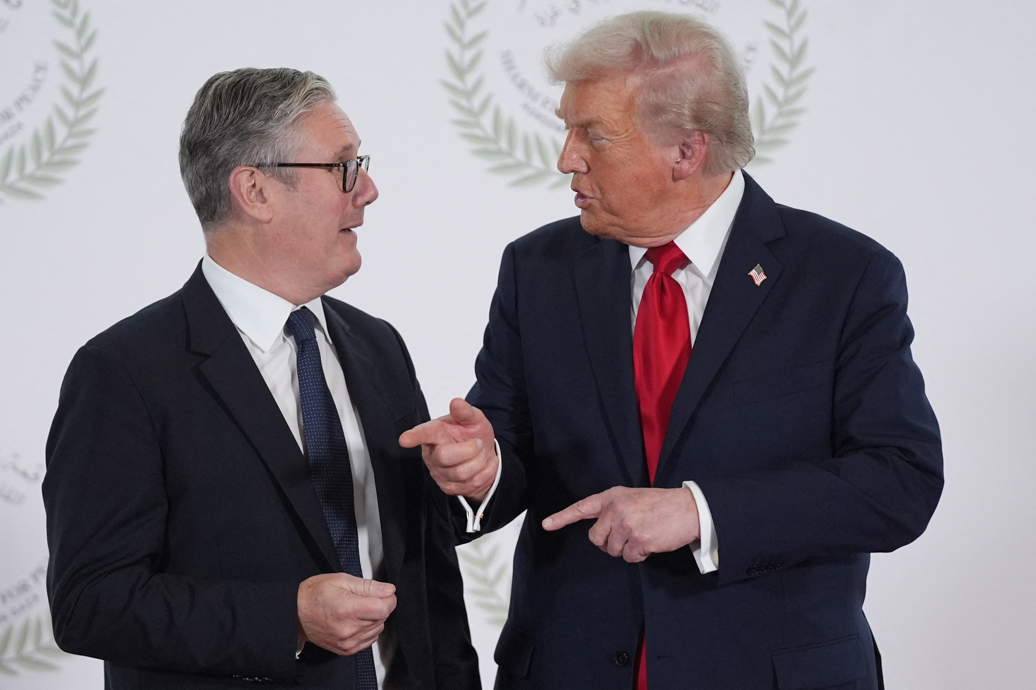 Starmer i Trump