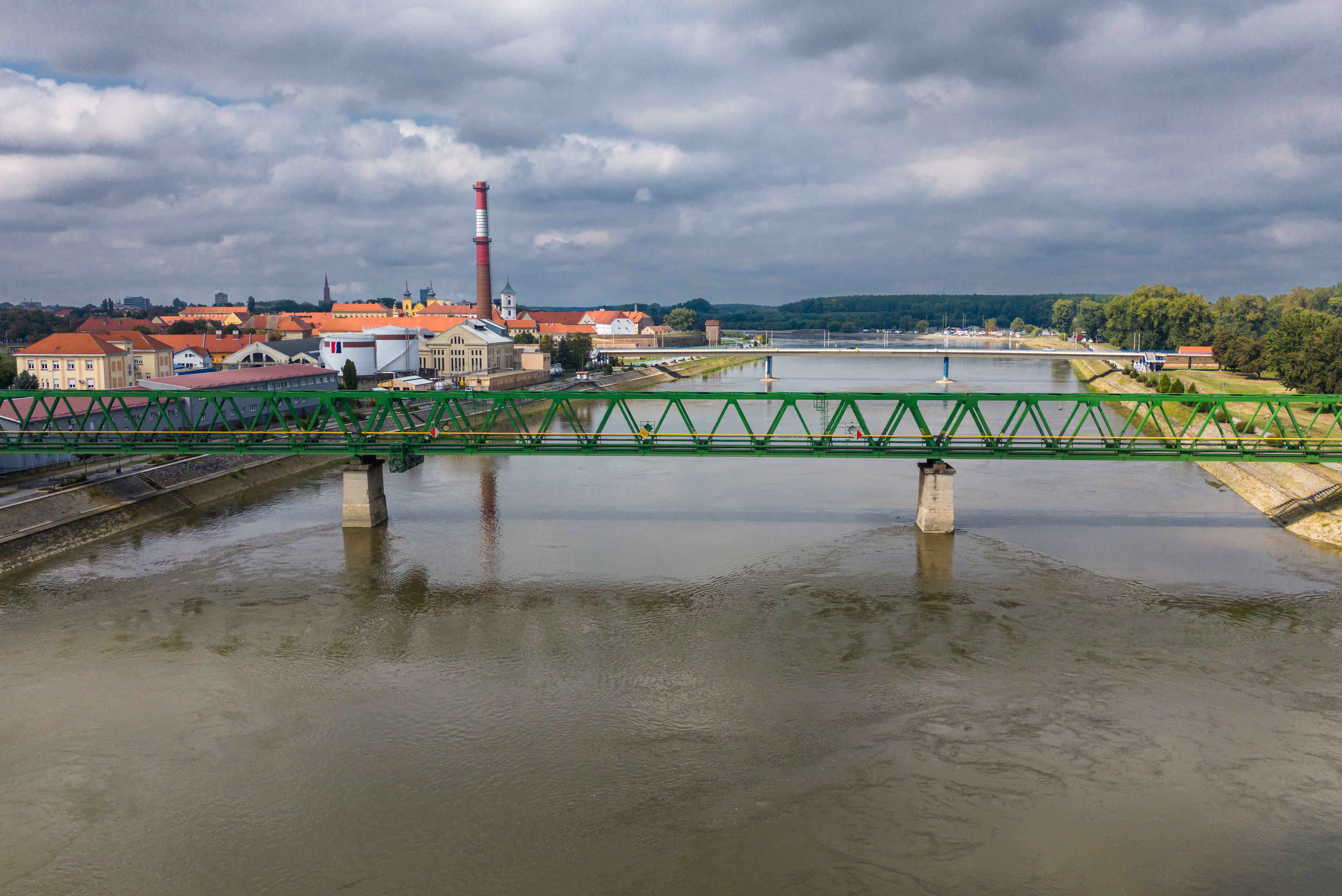 17.09.2024., Osijek - Osjecki zeljeznicki most.