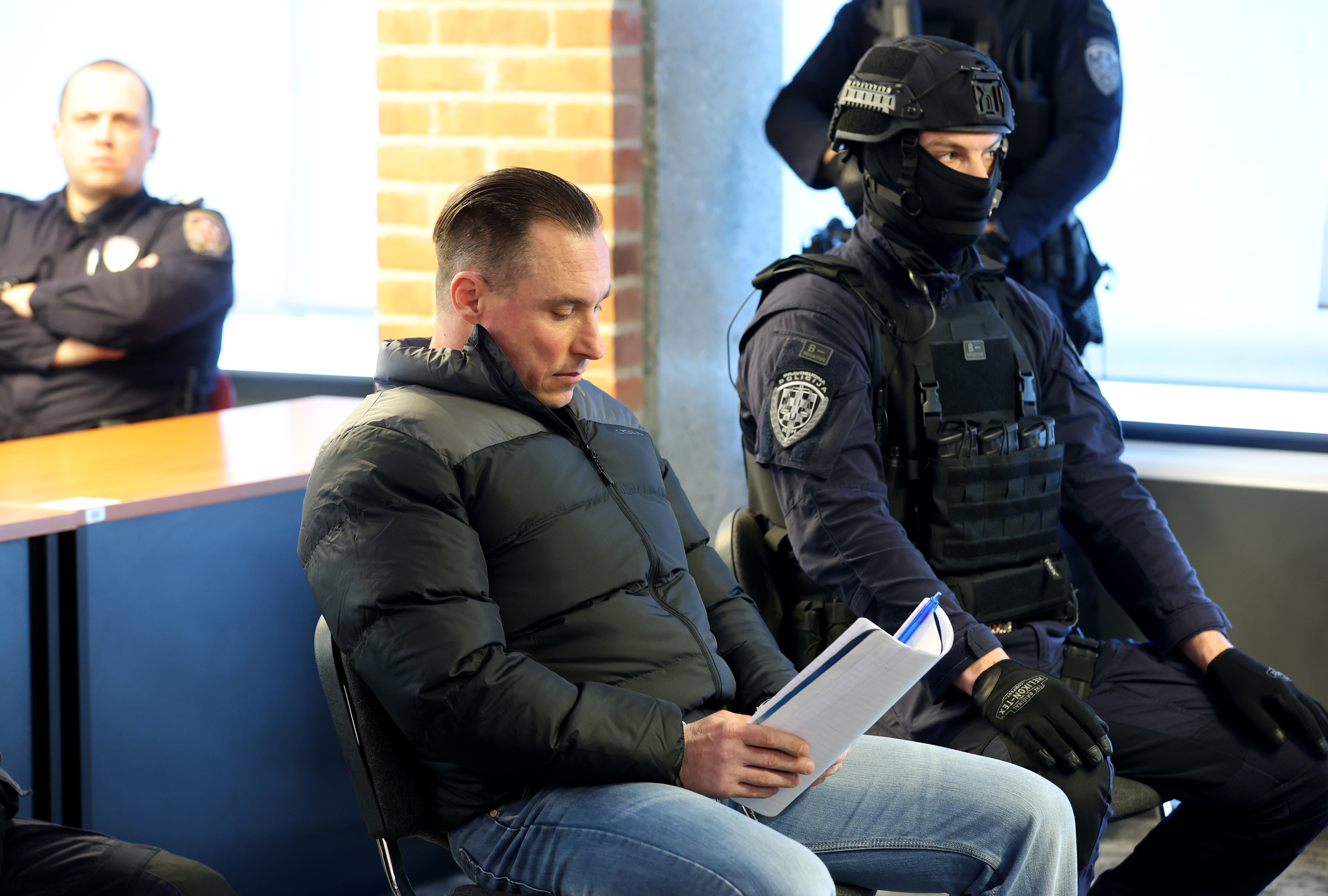 04.03.2026., Varazdin - Na Zupanijskom sudu u Varazdinu pocelo je sudjenje Srdjanu Mladjanu zbog kaznenog djela poticanja na otmice, ubojstvo i neovlasteni pristup racunalnim sustavima. Photo: Igor Kralj/PIXSELL