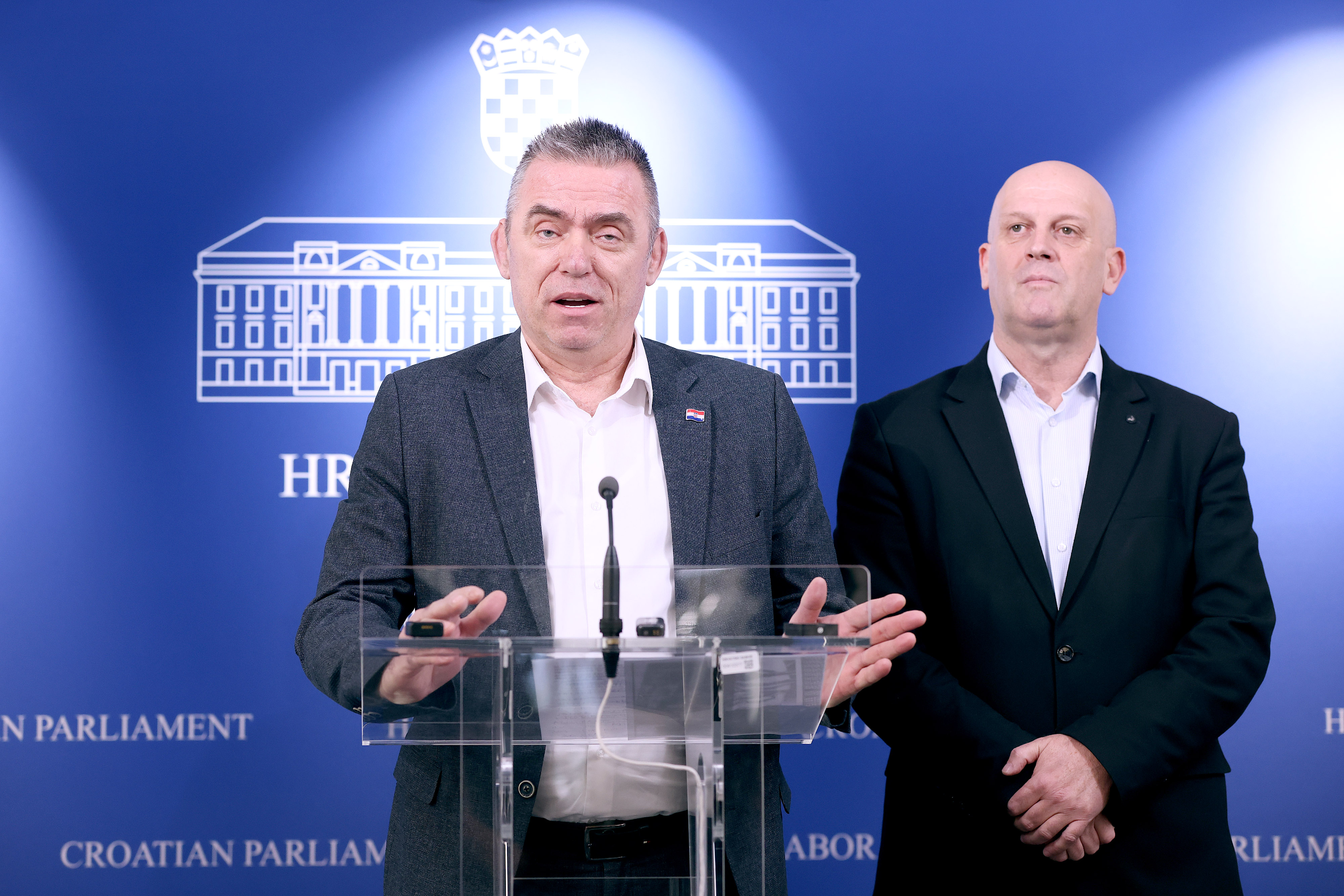 04.03.2026., Zagreb - Ivica Kukavica i Stipo Mlinaric. Photo: Patrik Macek/PIXSELL