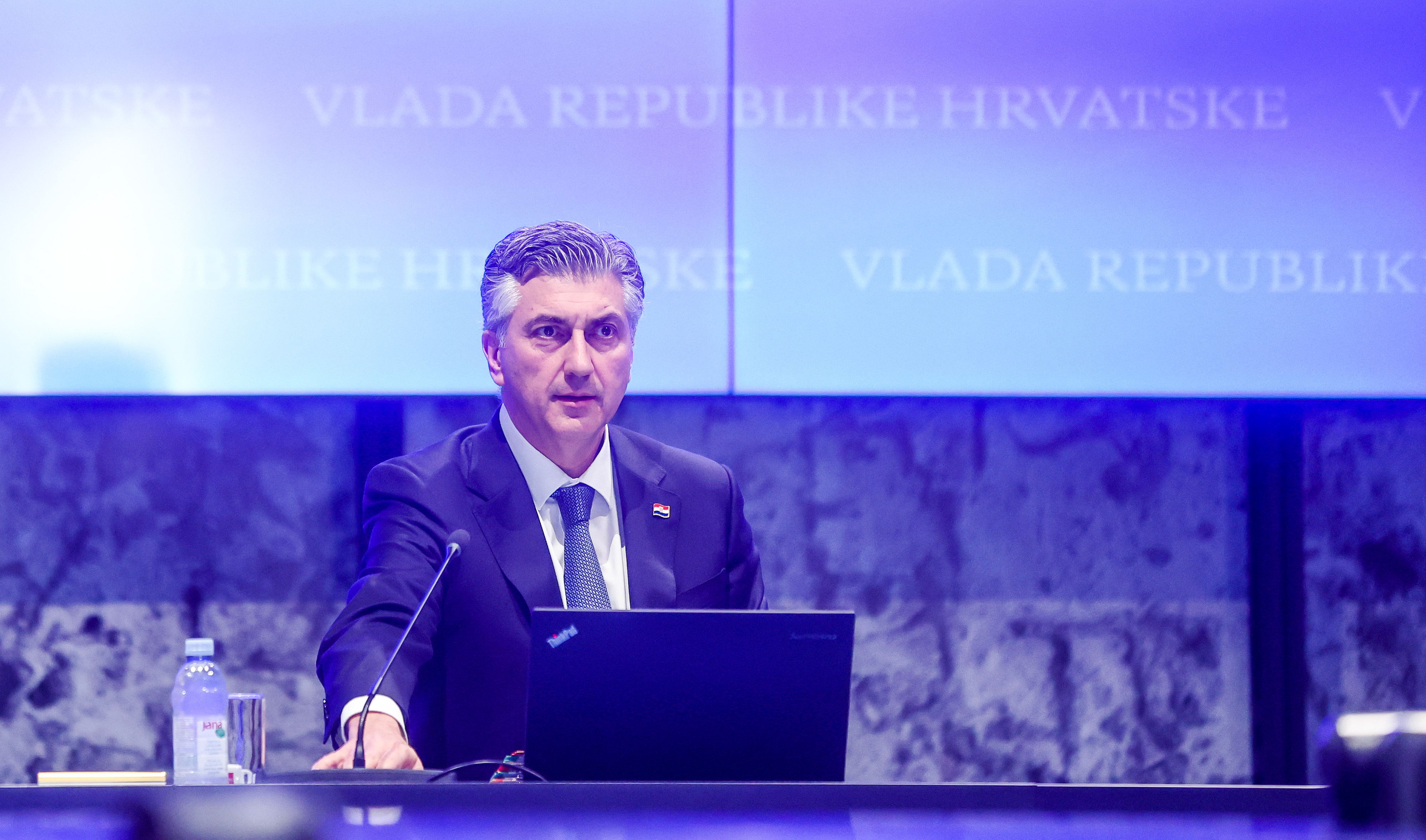 05.03.2026., Zagreb - Odrzana 151. sjednica Vlade. Andrej Plenkovic Photo: Slavko Midzor/PIXSELL